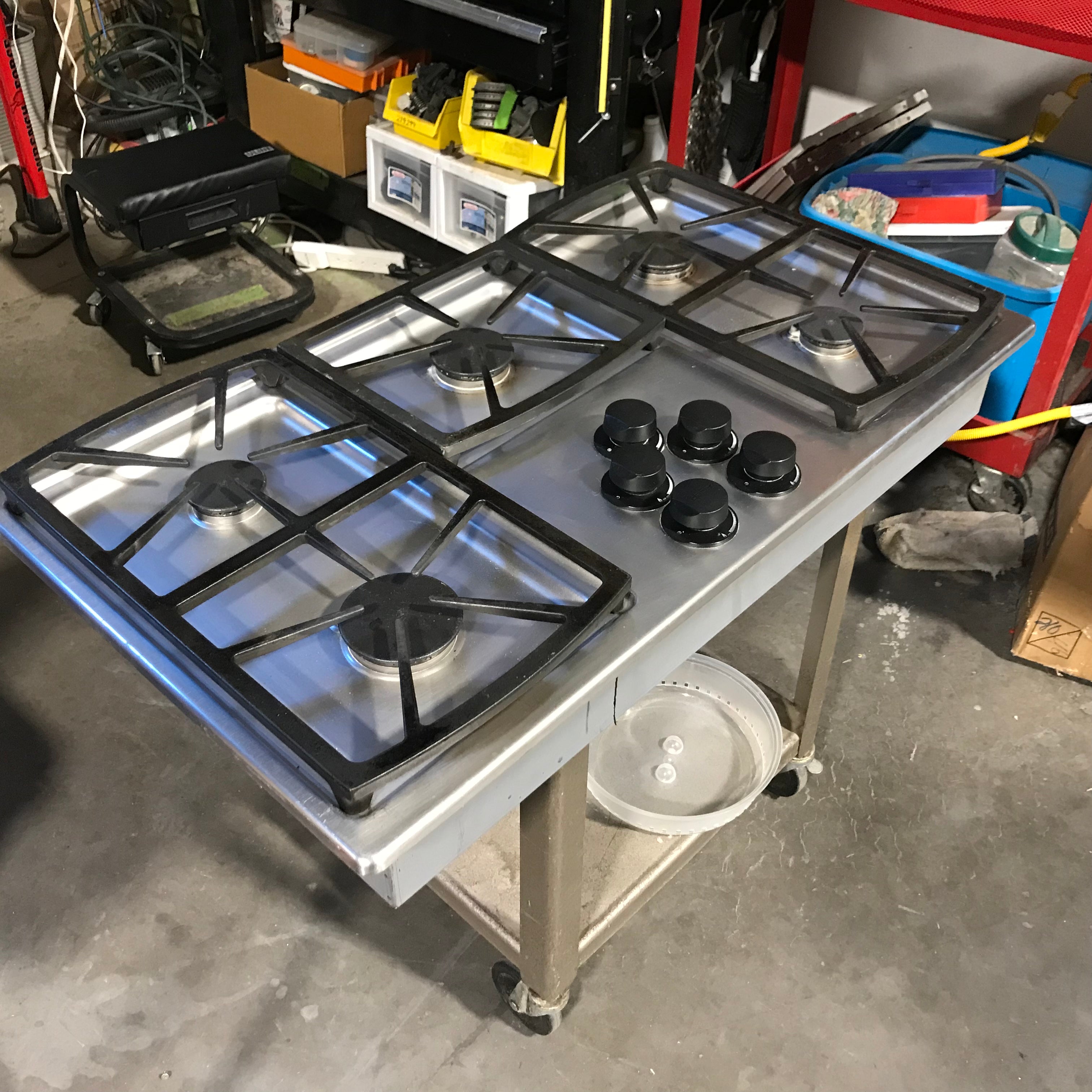 Dacor Stainless Steel 5 Burner Gas Cook-Top 36"x 21"x 4"