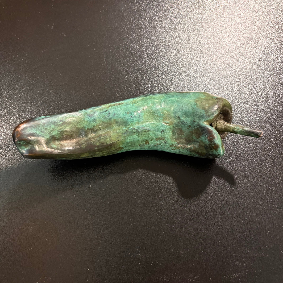 Frank Fleming Signed Bronze Pepper 7"x 2" — Habitat Roaring Fork