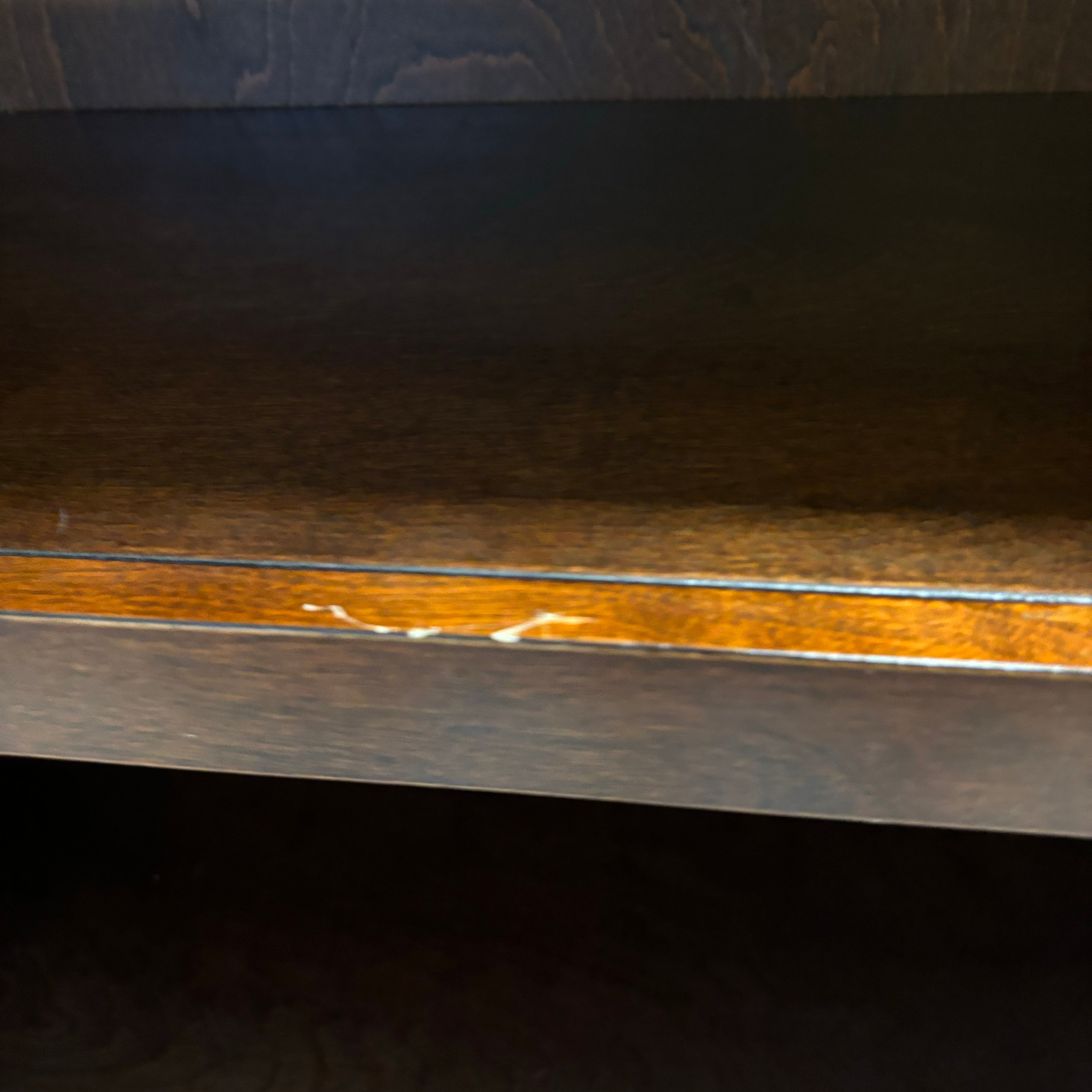 Solid Dark Finish Carved Wood with 4 Adjustable Height Shelves Bookcase 35"x 12"x 75"
