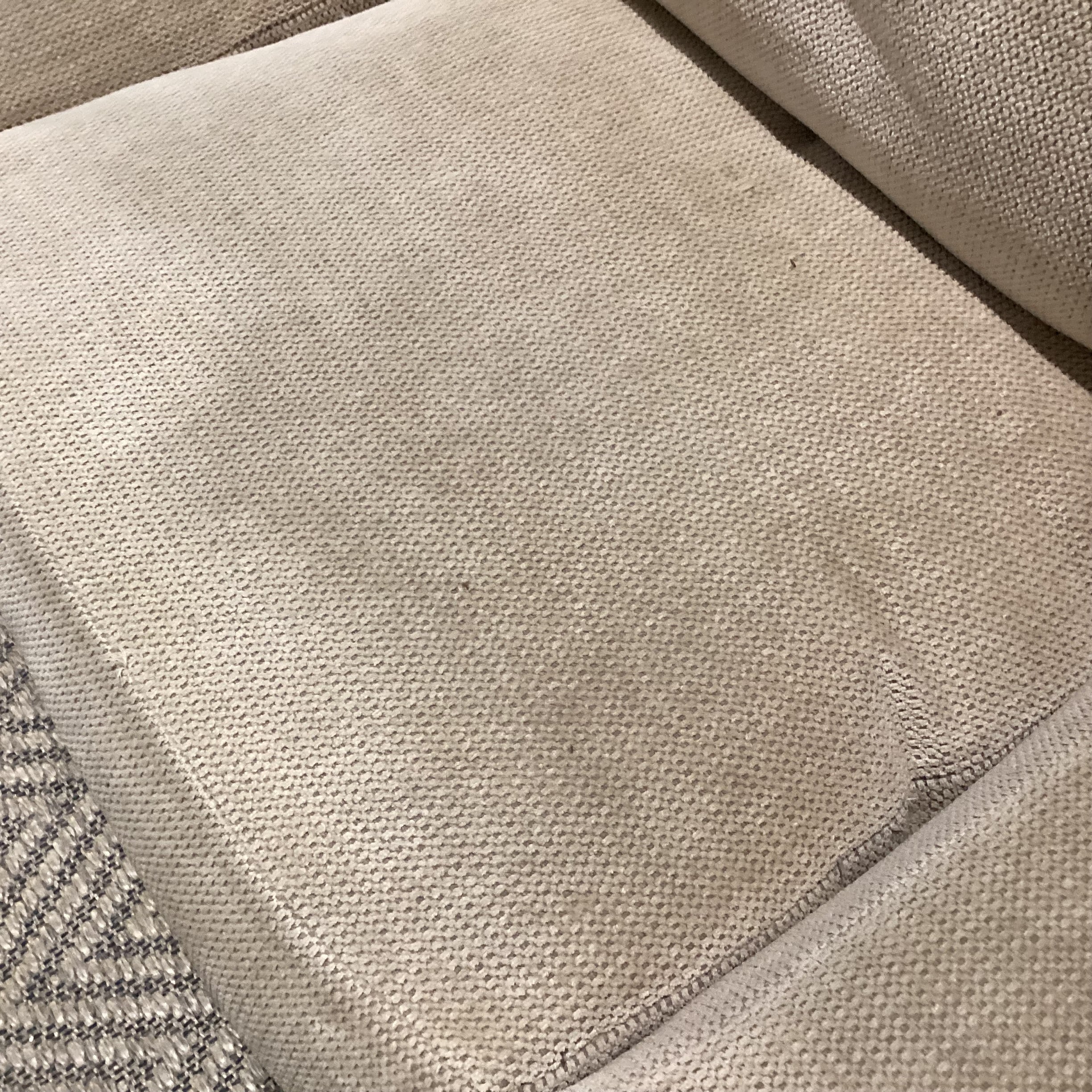 Kreiss Collection Wheat Chenille Woven Roll Arm Down Mix 2 Piece Sectional 108"x 131"x 39"x 29"