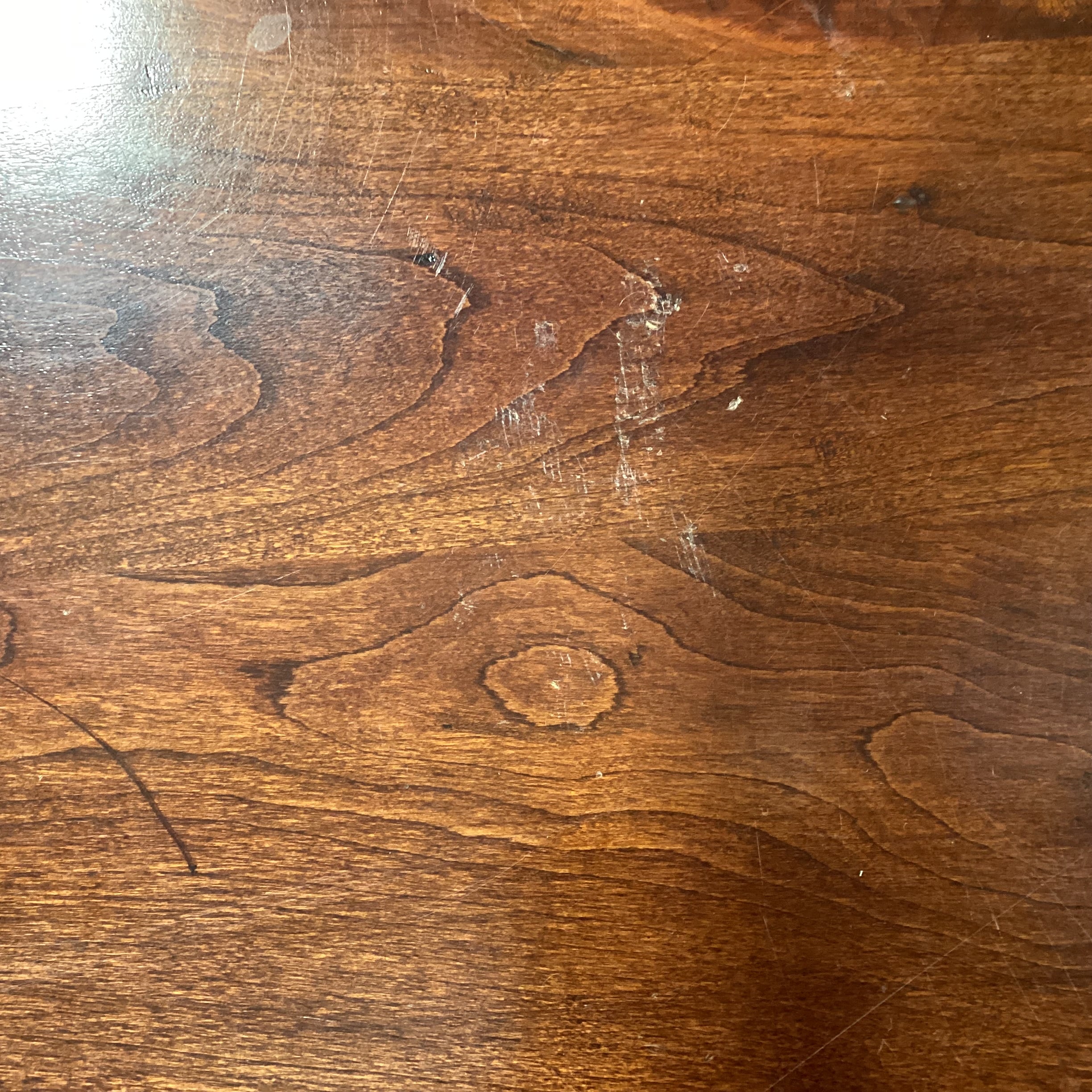 Harden Furniture Solid  Cherry Distressed Finish Arts & Crafts Style with Trestle Dining Table 88"x 40"x 30.5"