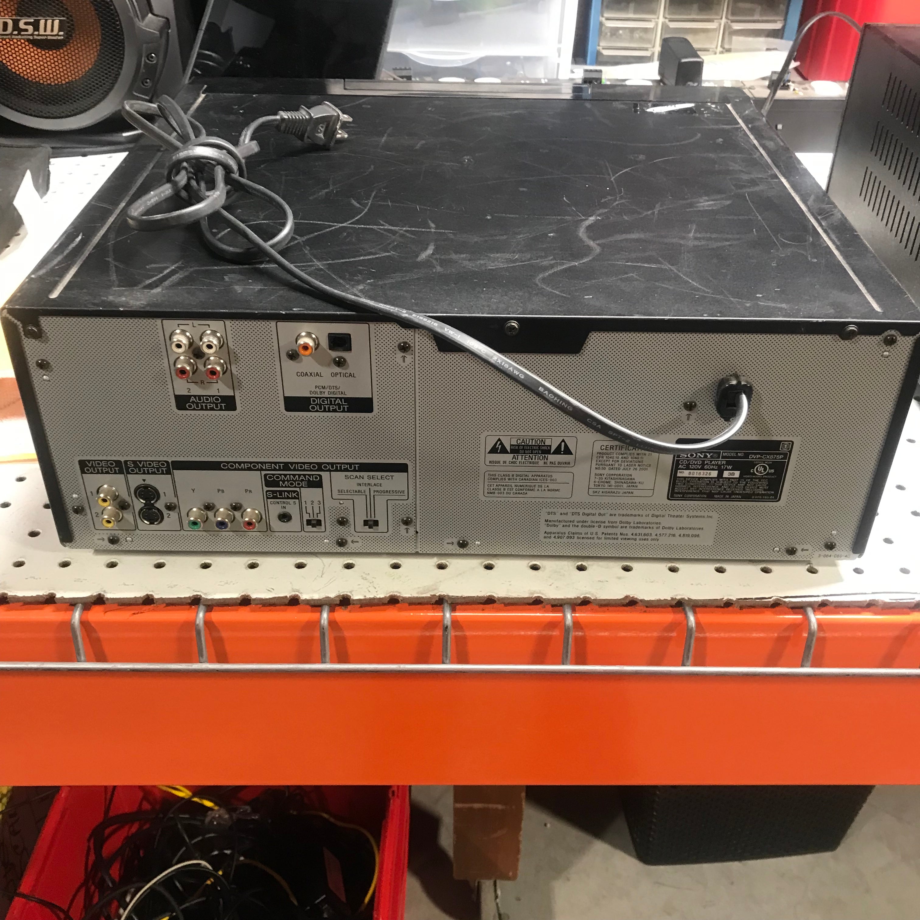 Sony CD/DVD 100+ Model: DVP-CX875P