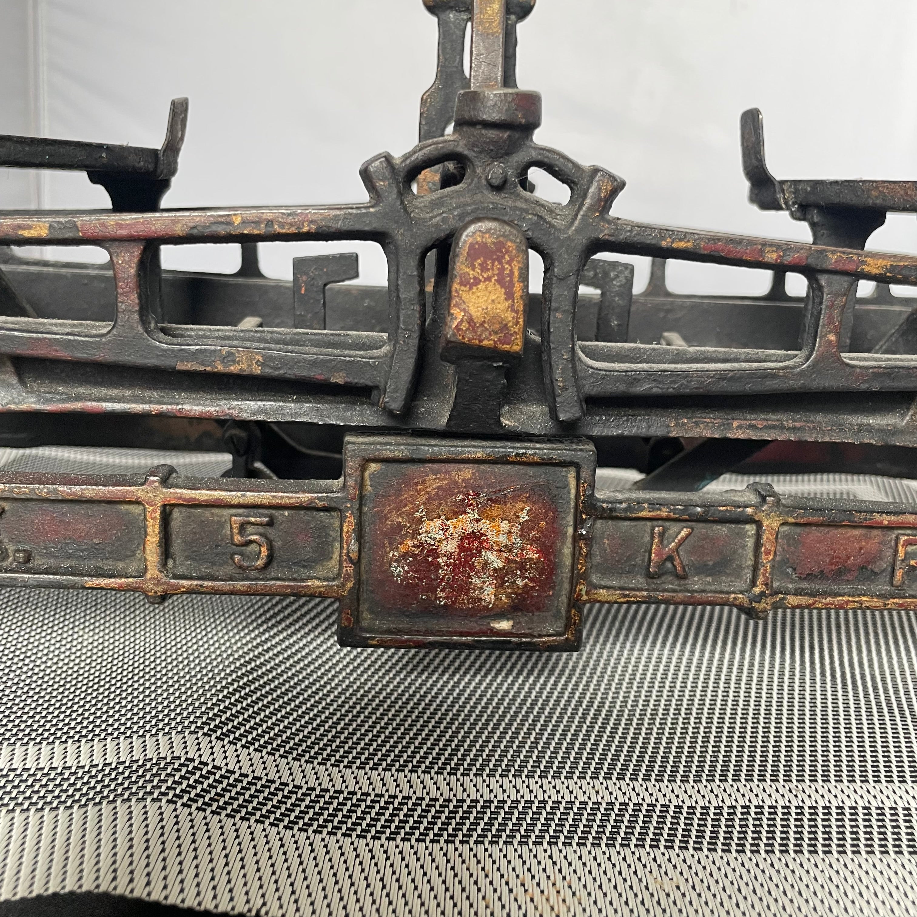 Antique Cast Iron Counter-Balance Mercantile Scales from Early 1900's
