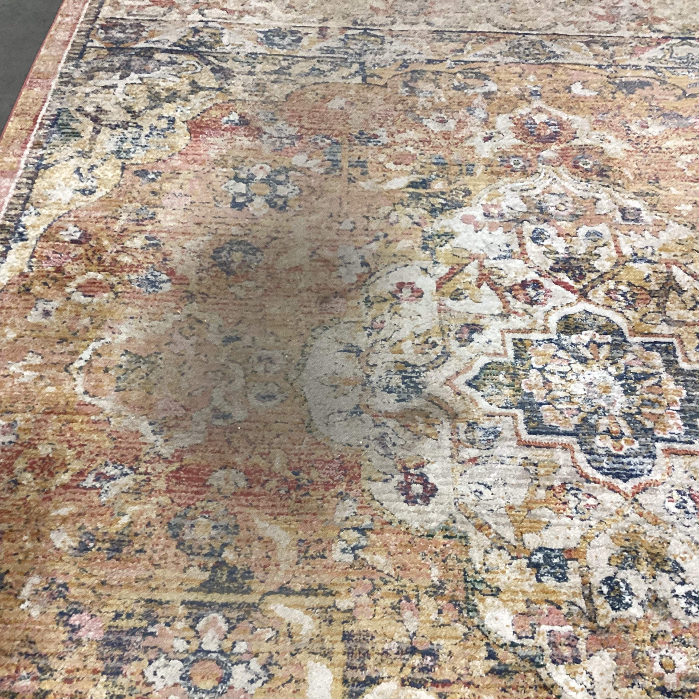 Surya Bergama Ivory Terracotta Poly Rug 7'9"x 9'6"