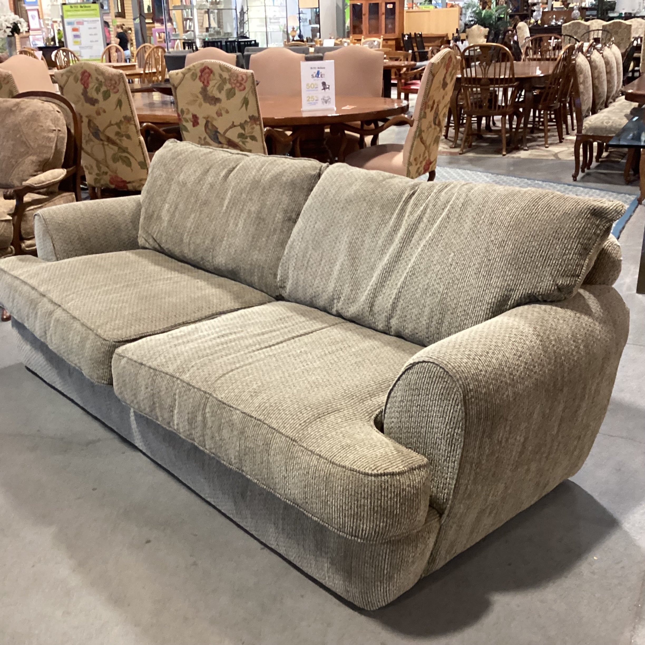 Sage Multi Texture Woven Sofa 92"x 43"x 29"