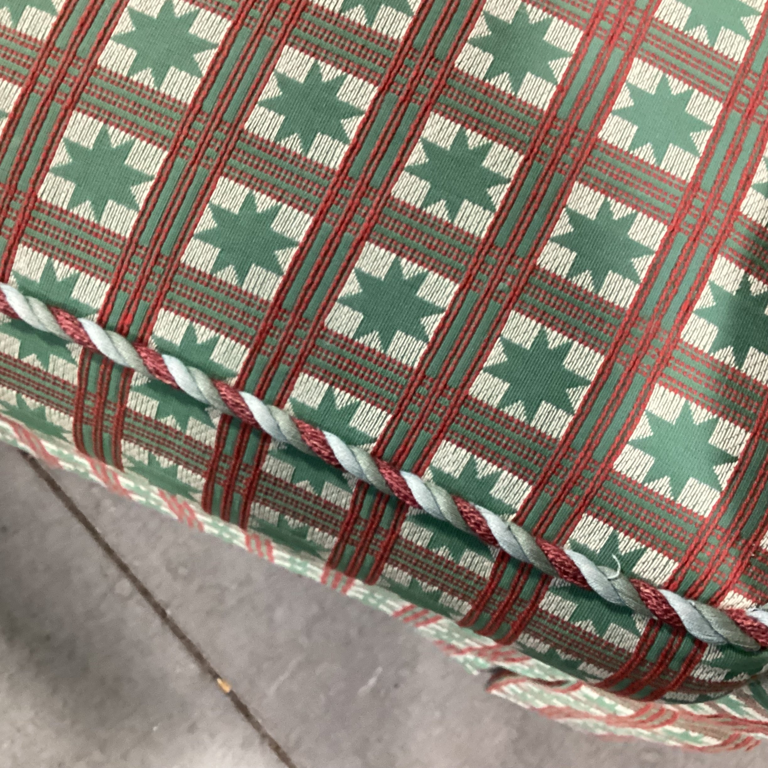 Custom Star Quilt Style Chair 39"x 33"x 34"