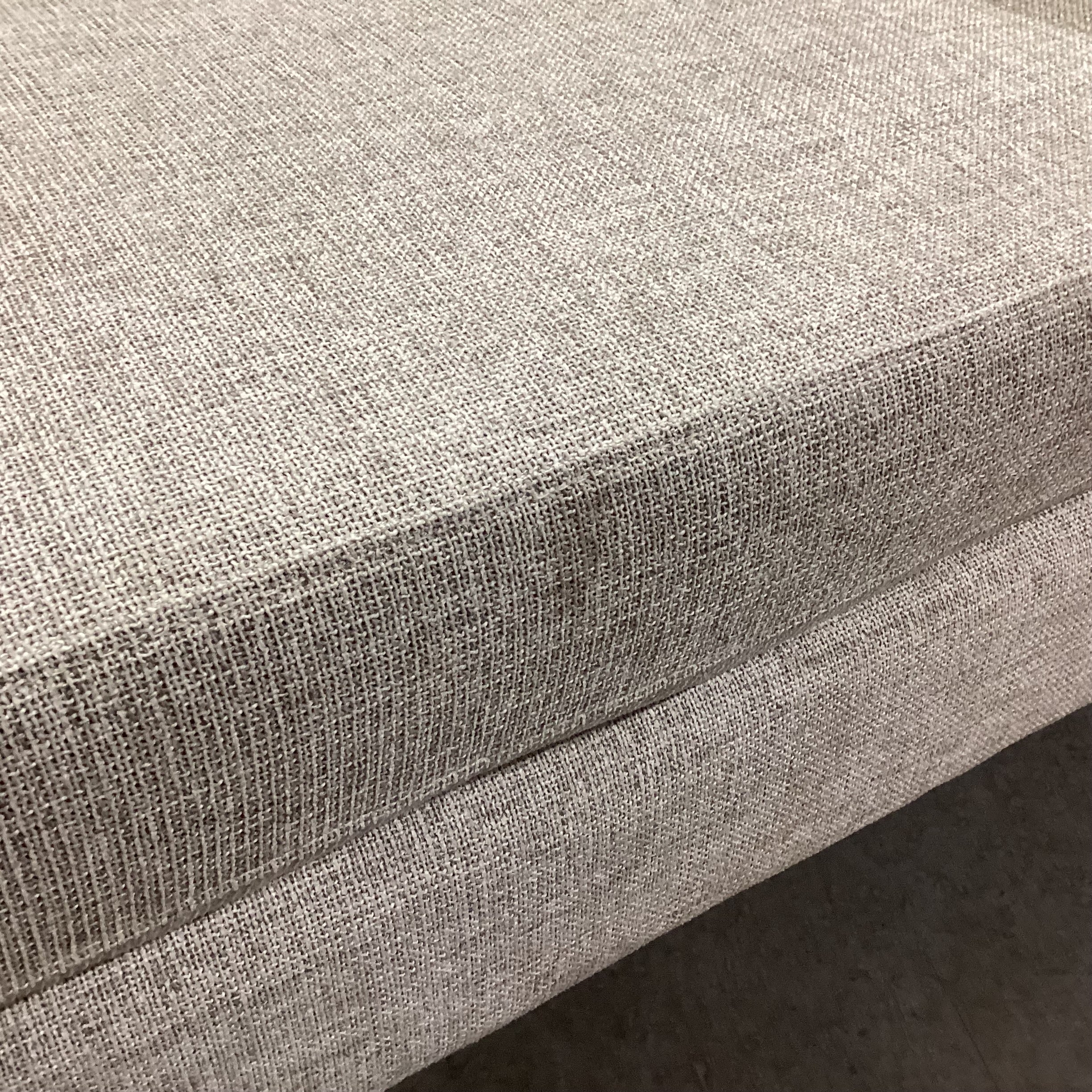 Article Sven Birch Ivory Woven Mid Century Style Sofa
