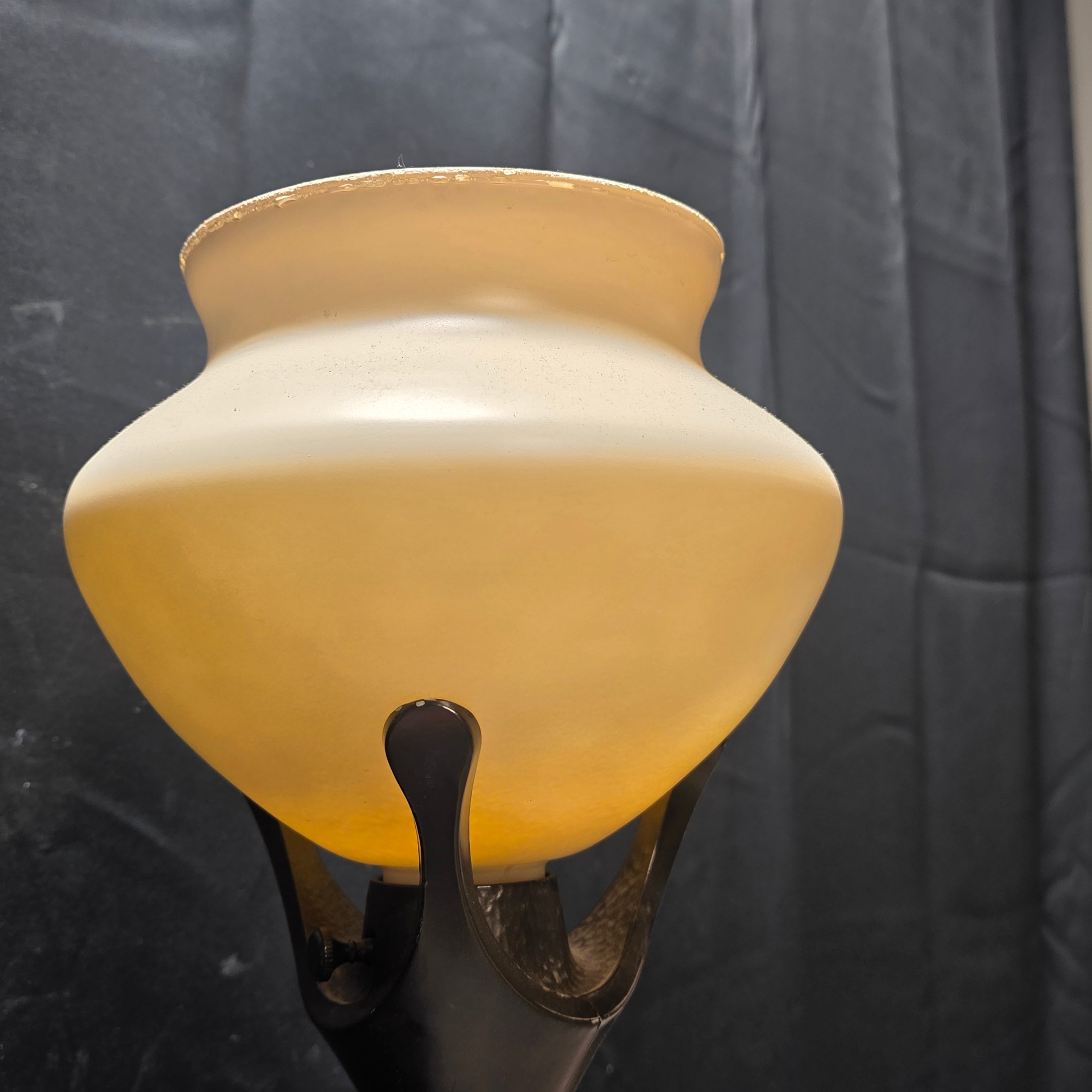 Beaux Arts Mission Torchiere Tulip Floor Lamp 13"Dx70"