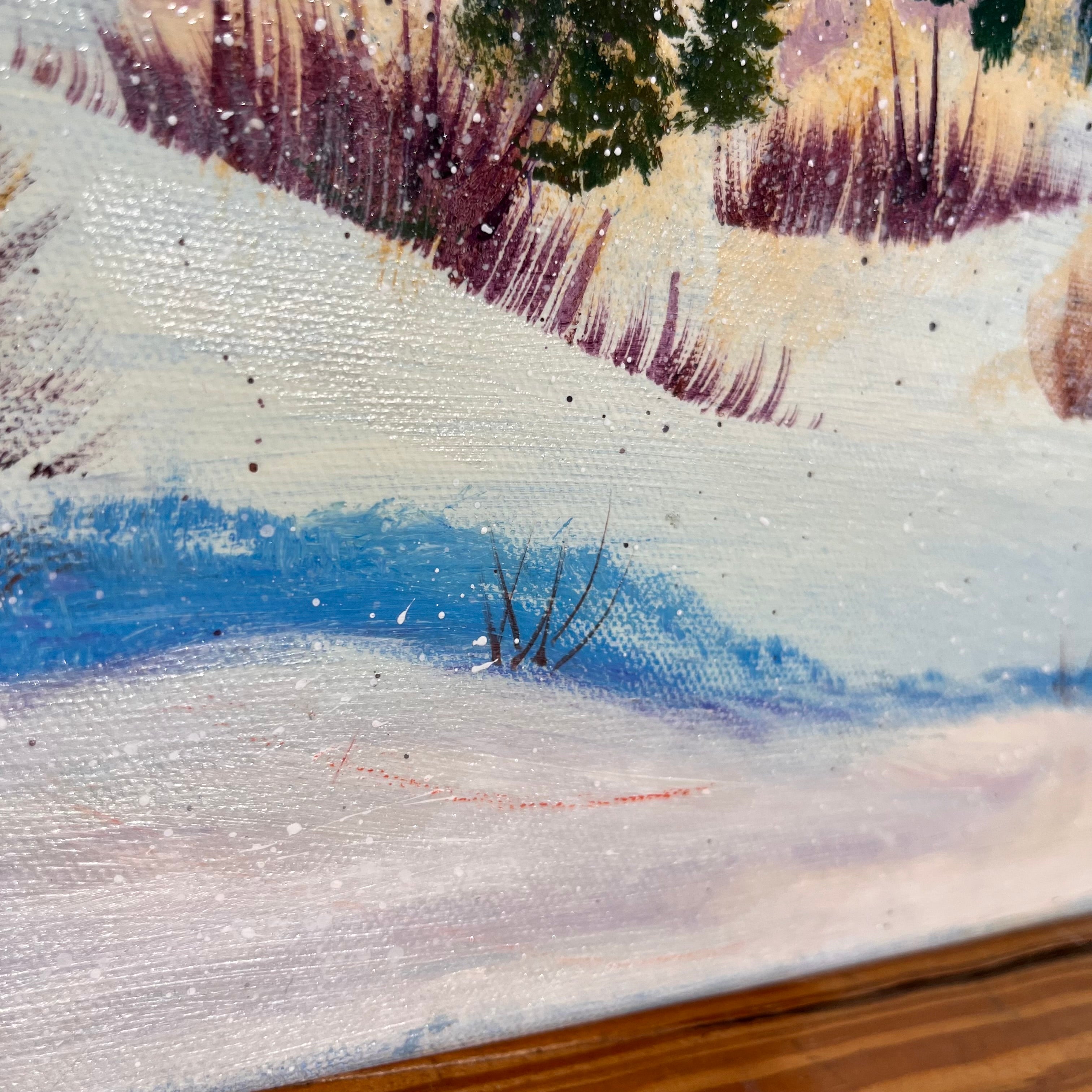 Sue Binkley "Northstar on Independence Pass" Original Acrylic on Canvas Plein Air Wall Decor; 20"x 16"