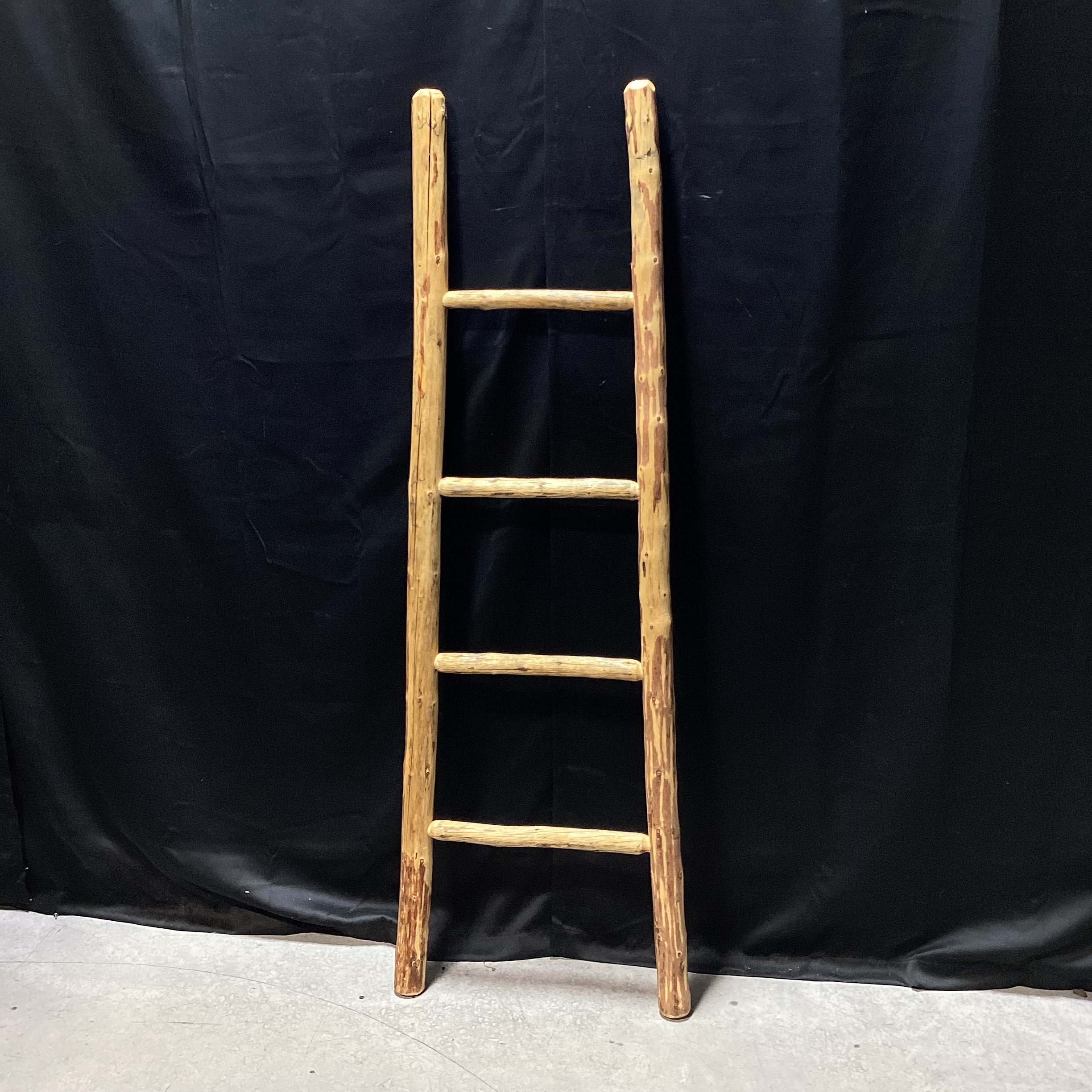 Rustic Natural Wood Blanket Ladder 21" x 61"