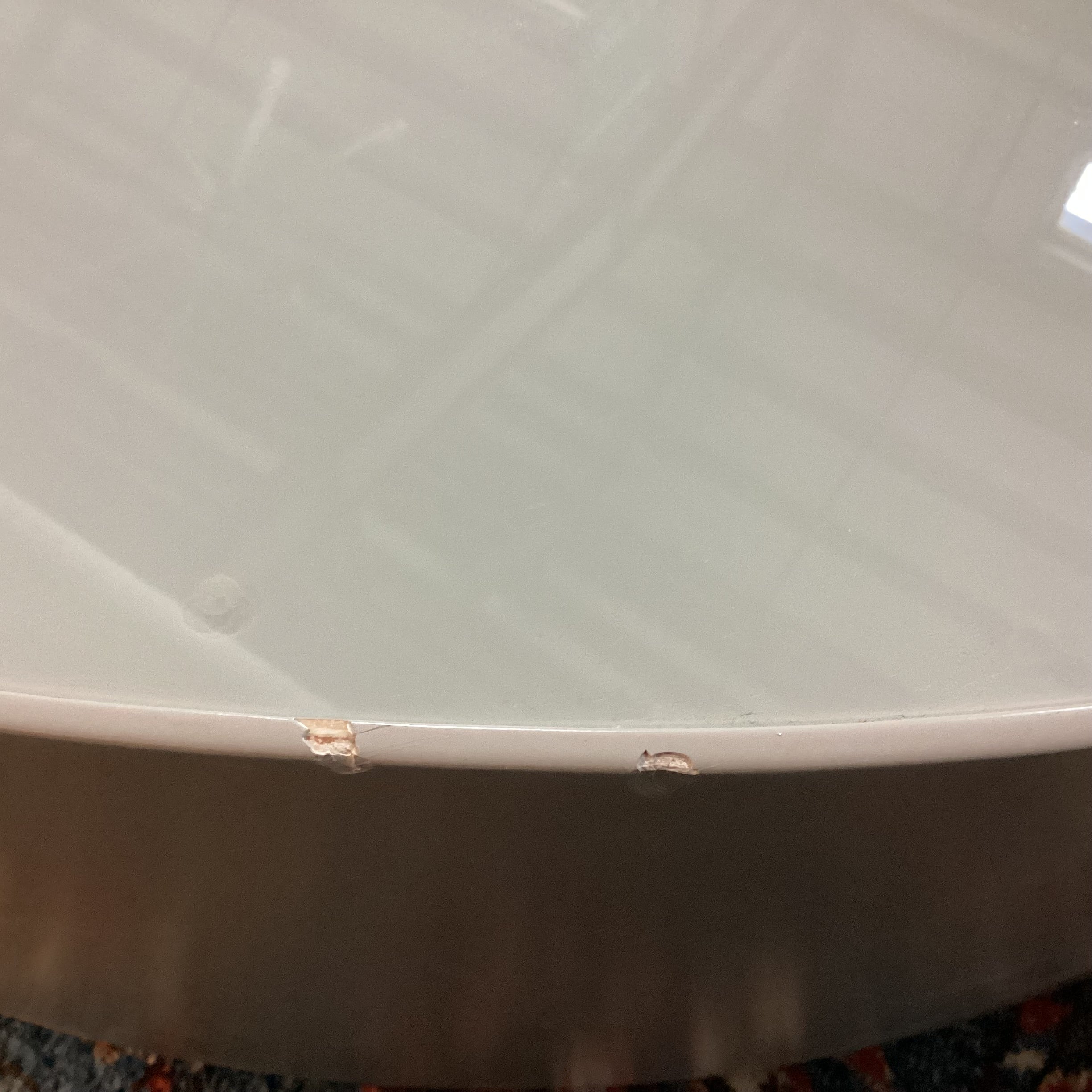 Modern Grey Lacquer & Glass Top Double Nesting Circles Coffee Table 67"x 43.5"x 12"
