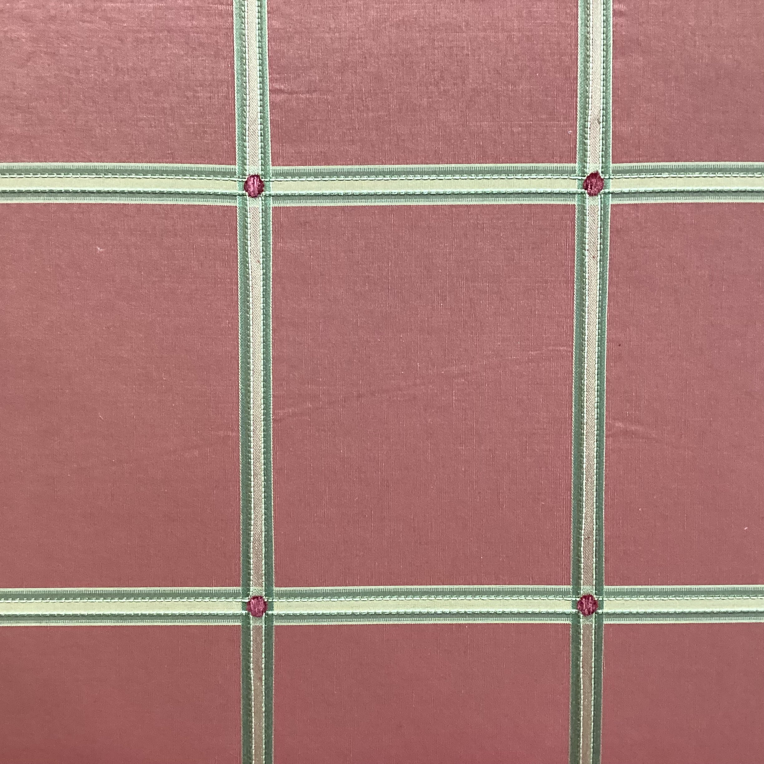 QUEEN or CAL KING Orange Gold Green Lattice Custom Headboard 74"x 65"