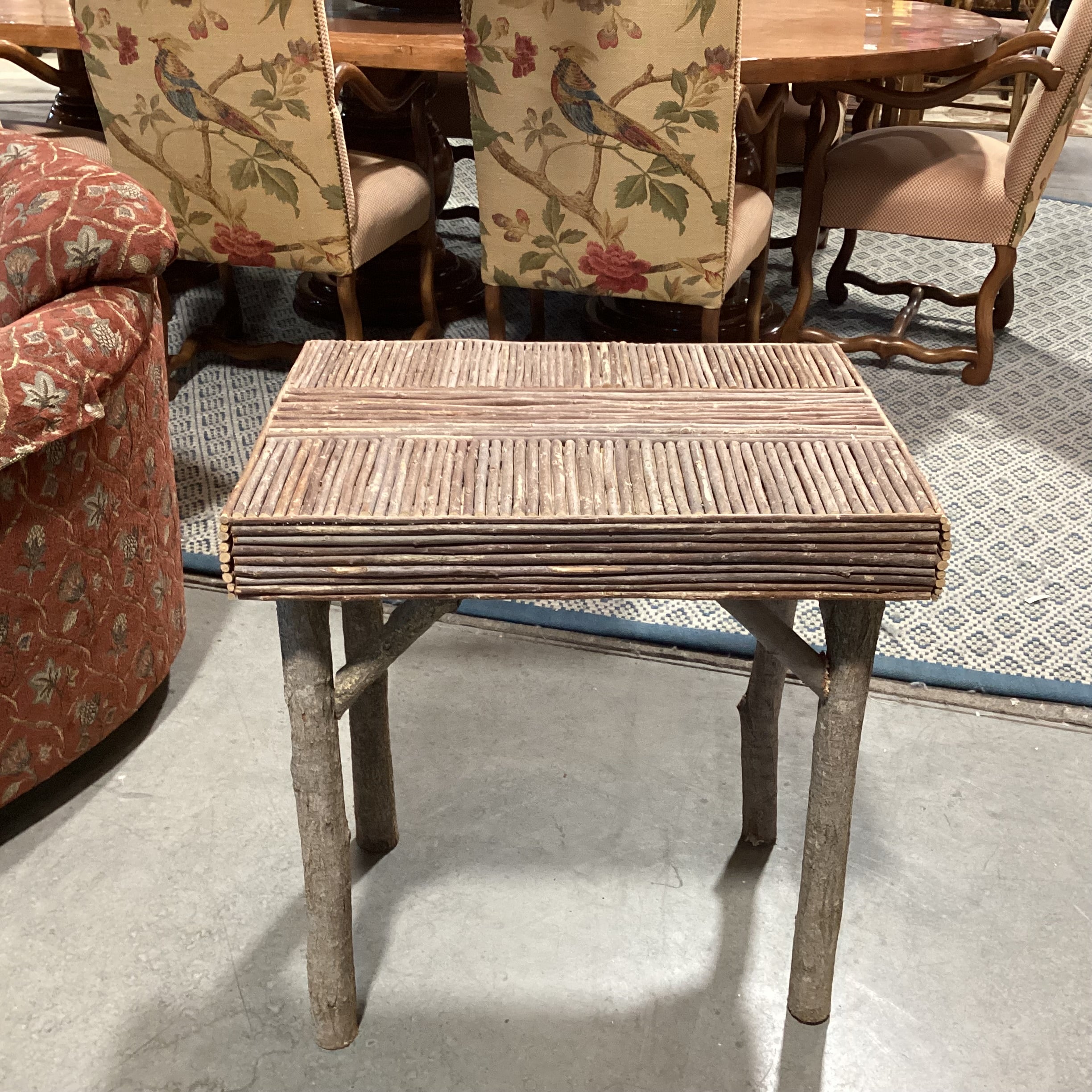 Log & Branch Rustic Accent Table 25"x 19"x 26"