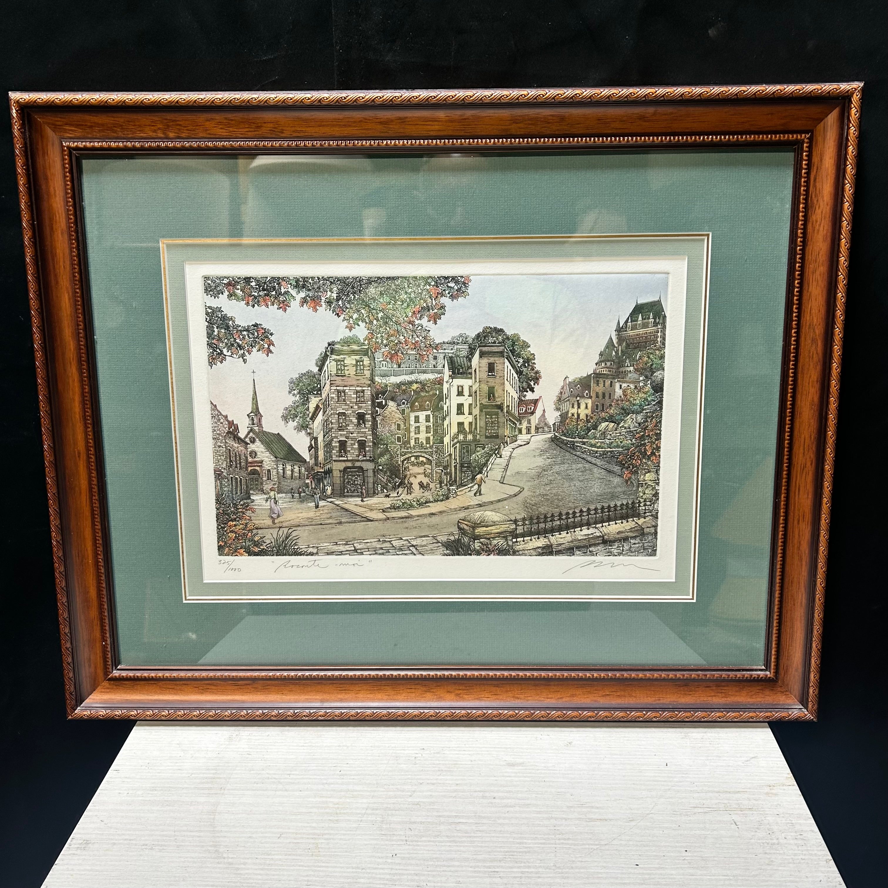 Jacques Brousseau "Raconte-Moi" Limited Edition Signed 23.5"x 19"