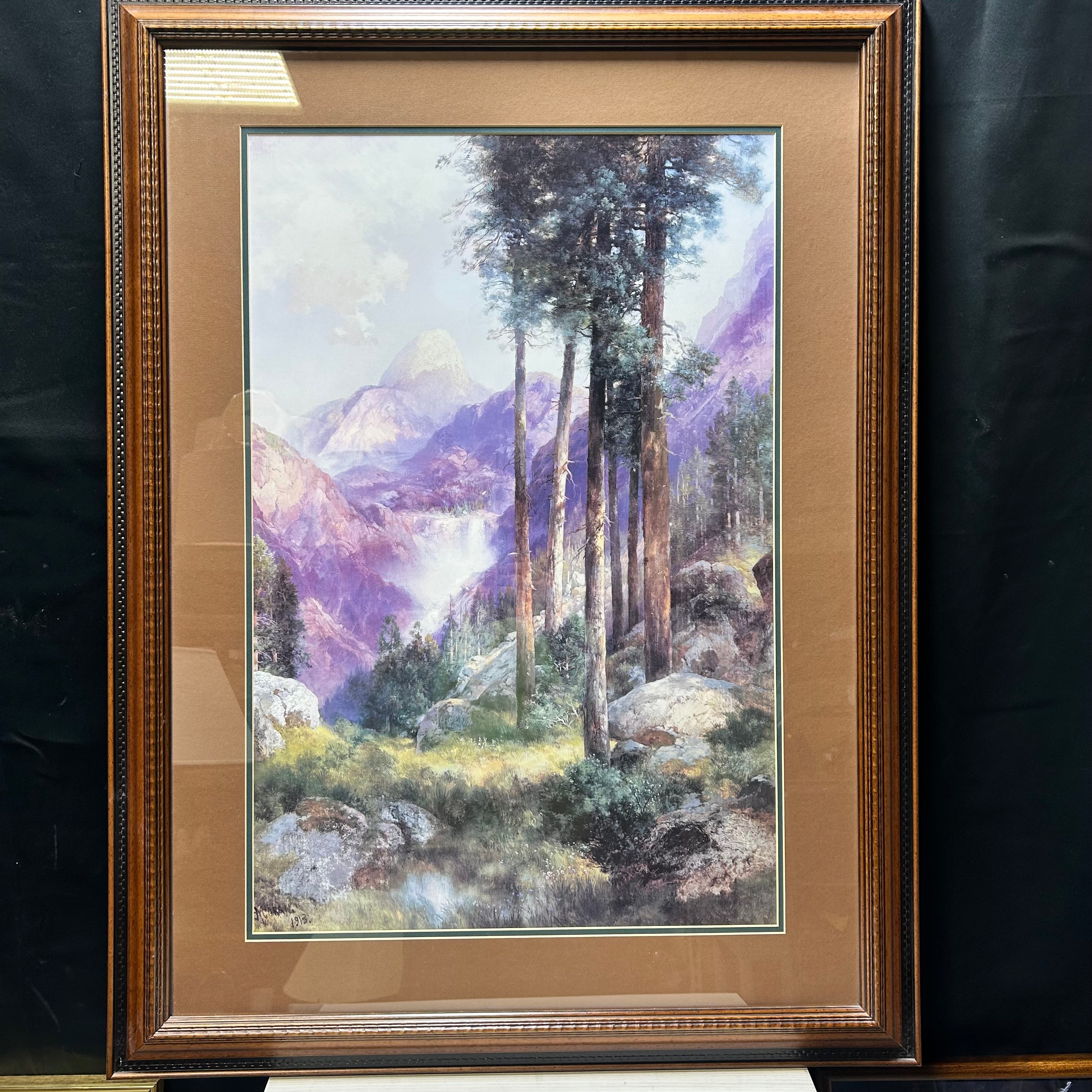 Thomas Moran Mountain Range Print  30"x 40"