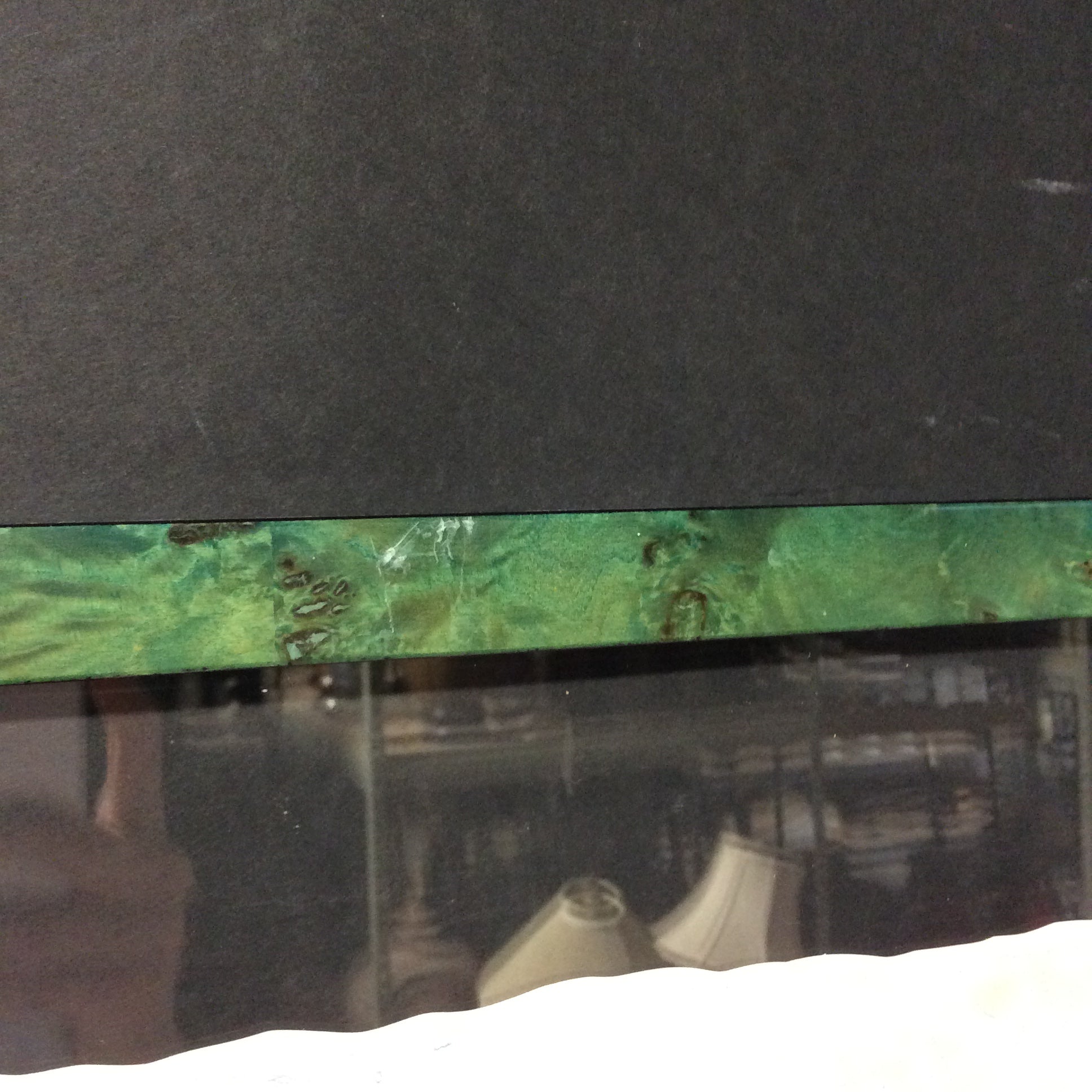 Donald Farnsworth Counterpoint "Doric Colonnade" Print In Green Wood Floating Frame 52 1/2" x 30"