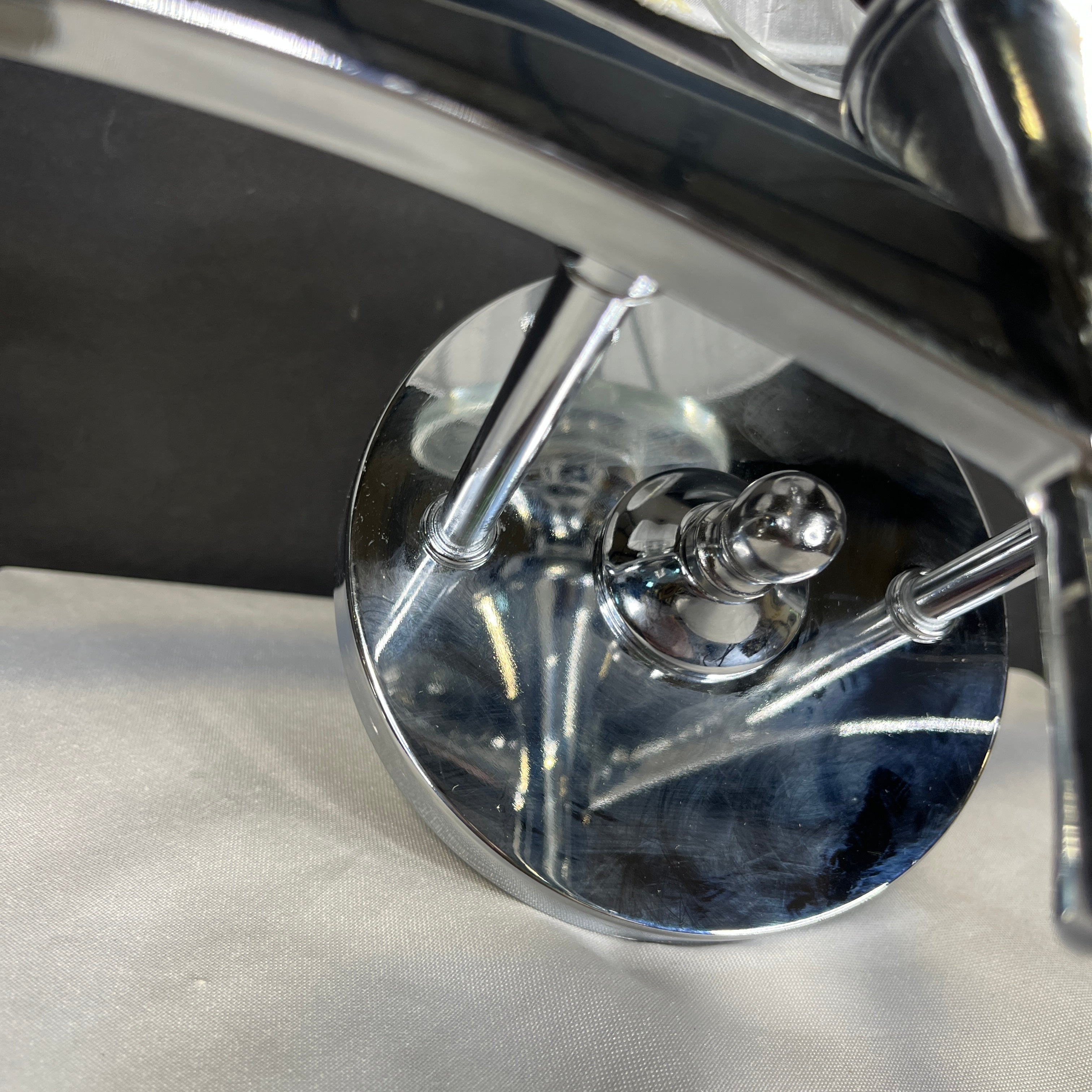 ArtCraft Contempra 3-Light Chrome Transitional with Shades Vanity Wall Sconce 24”x 8.25”x 4”