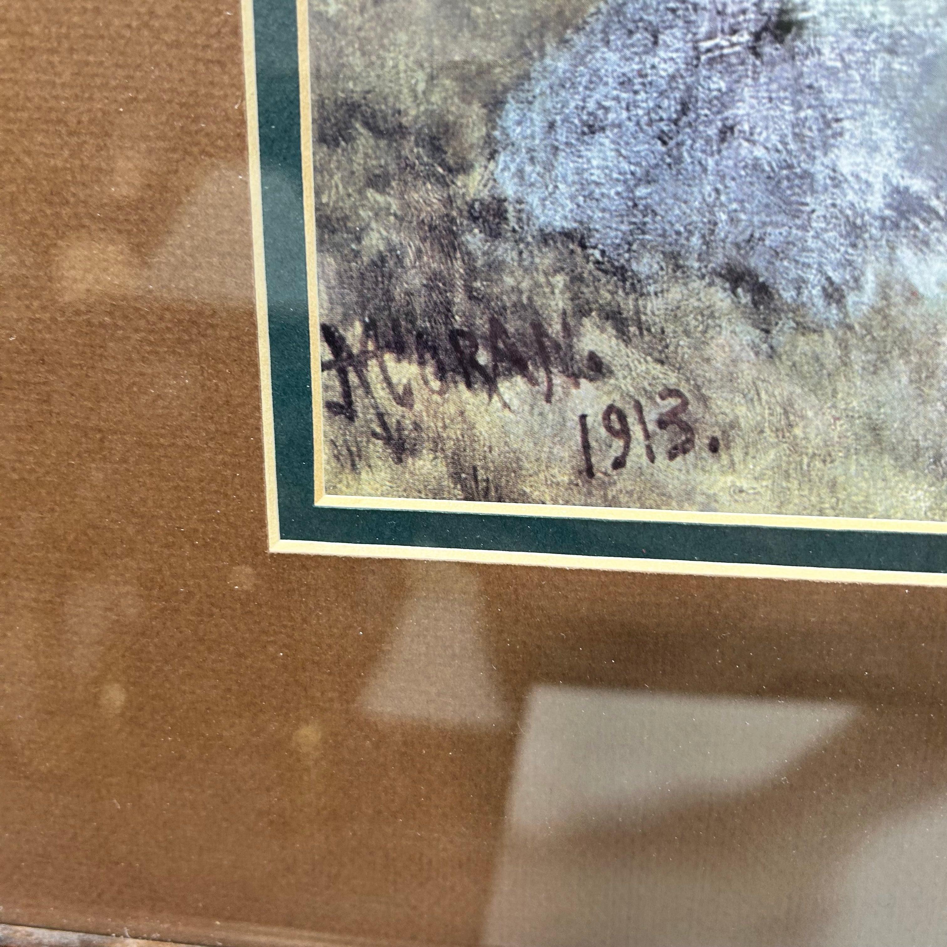 Thomas Moran Mountain Range Print  30"x 40"