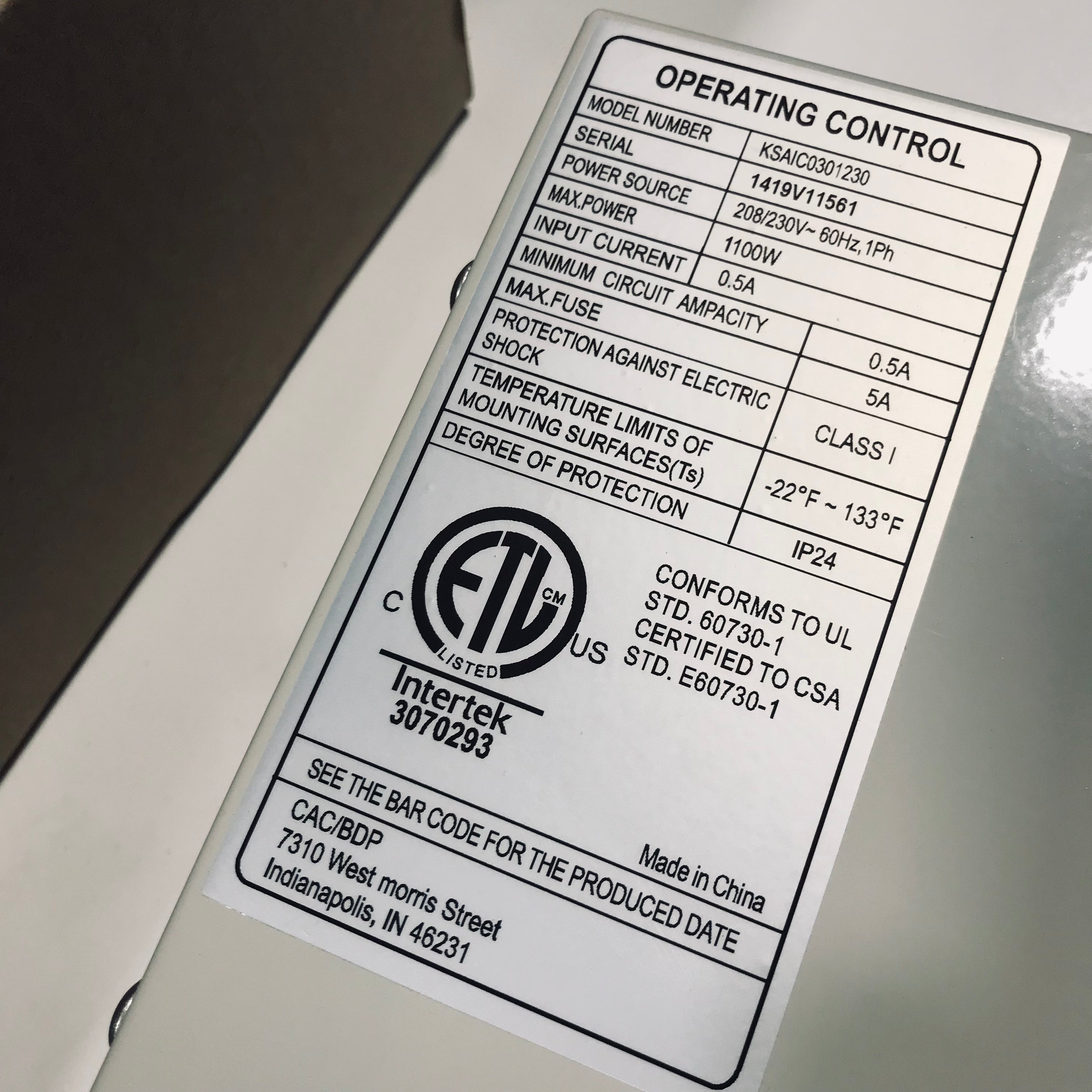 KSAICO301230 24V Interface Kit for Ductless Systems and Hybrid Solutions