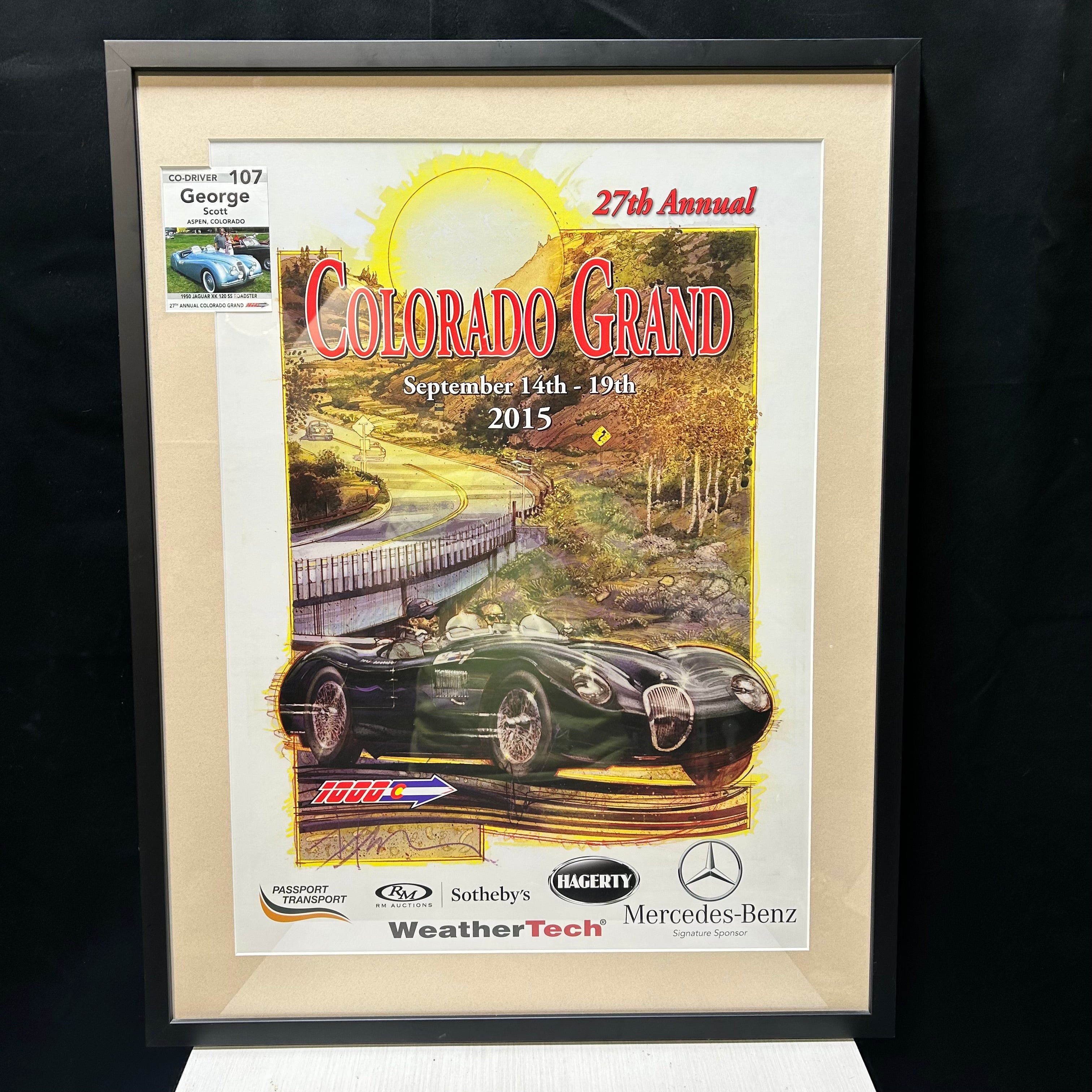 Colorodo Grand 27th Annual Poster With George Scott Of Aspen 23"x 29"