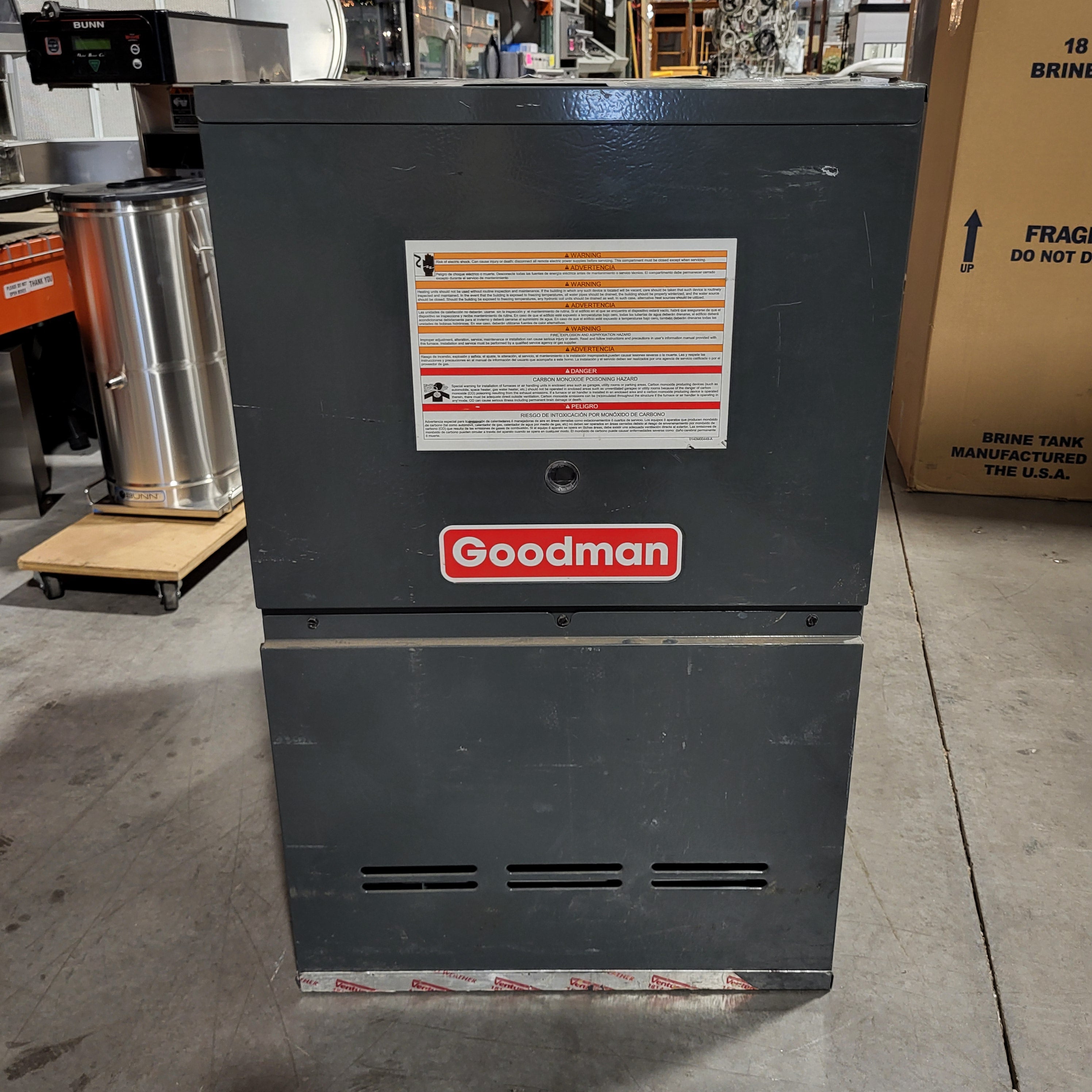Goodman Manufacturing Natural Gas Furnace 21"x 28.5"x 34"