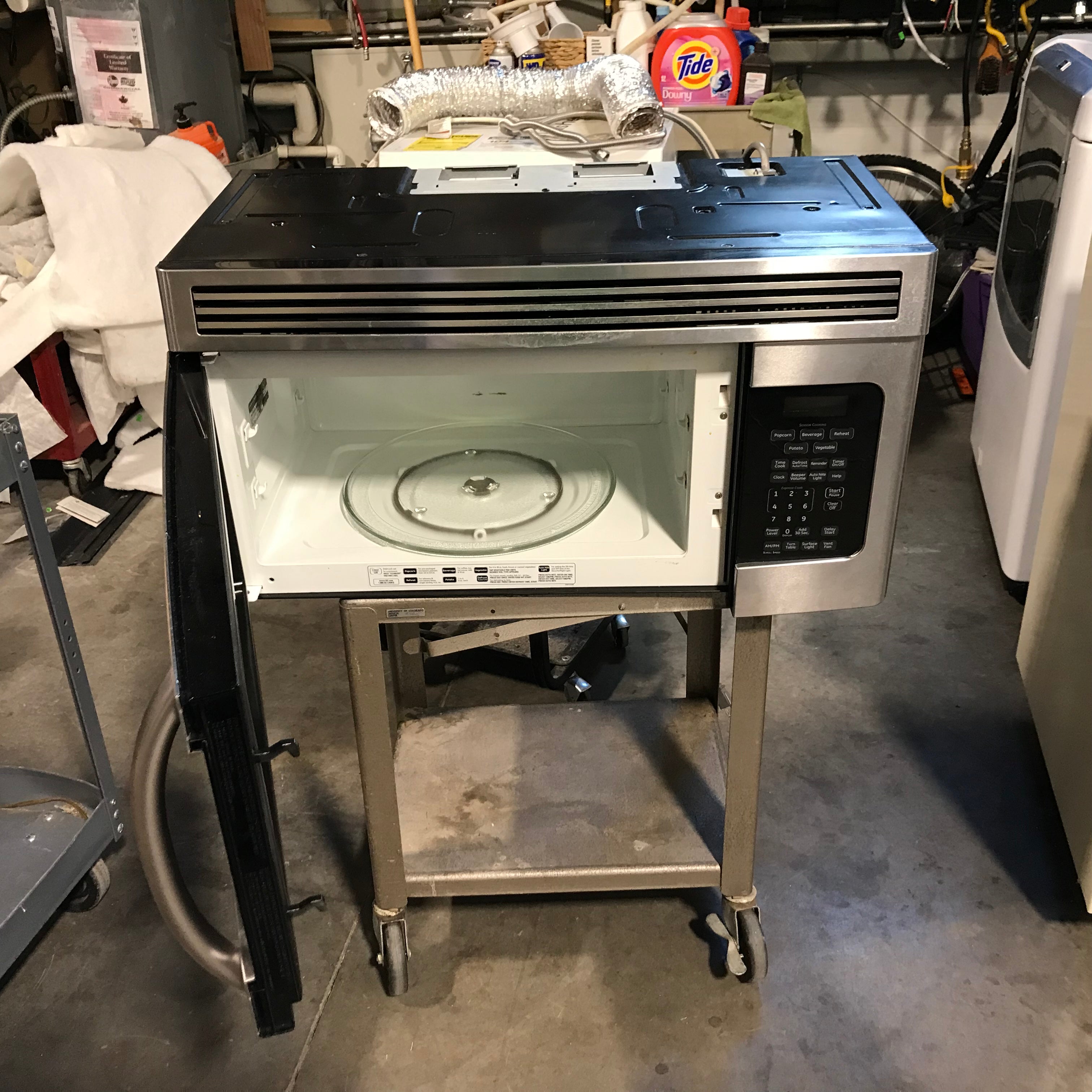 GE Stainless Steel Over-The-Range Microwave 30"x 15"x 16"