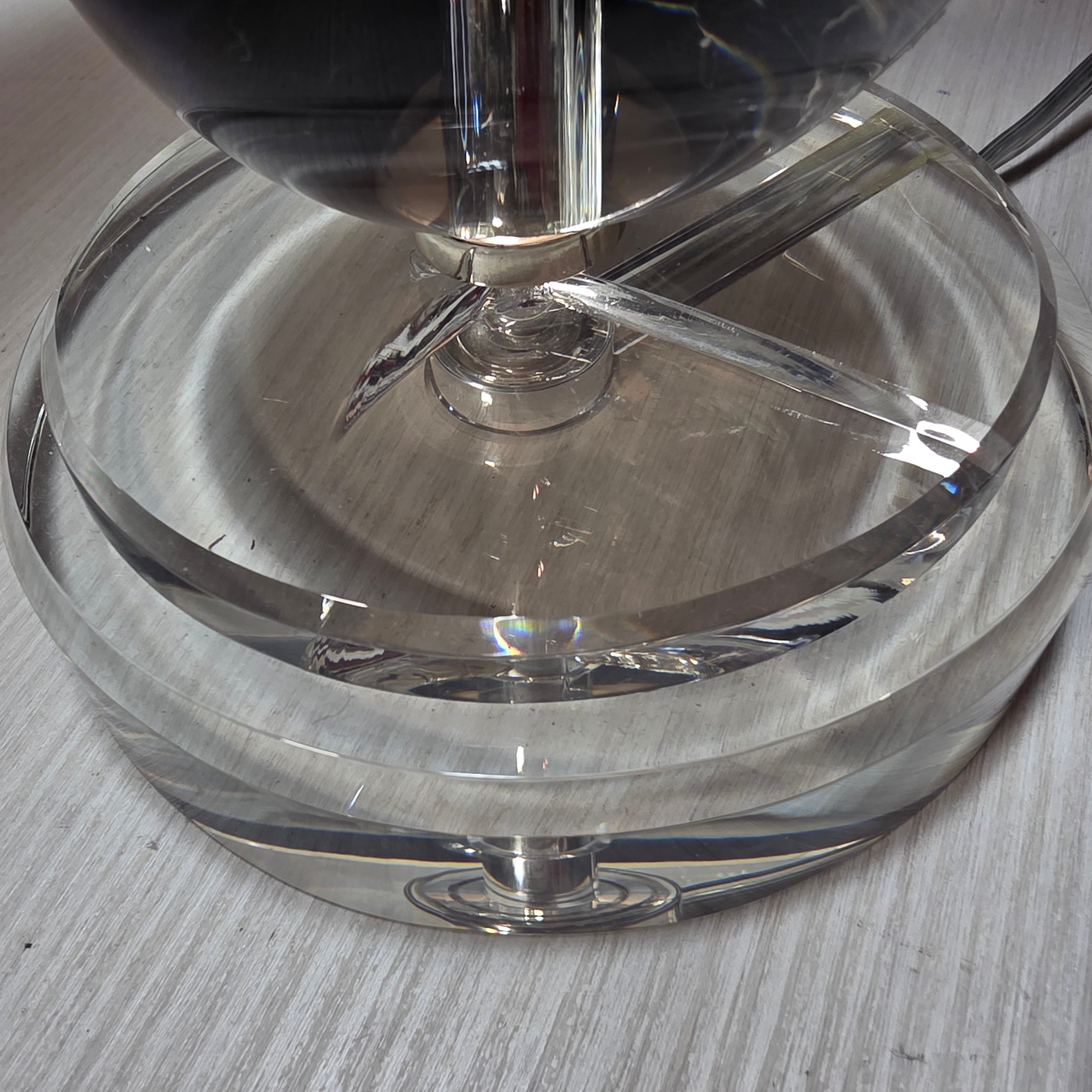 Modern Crystal Spheres Table Lamp 15"Dx28"