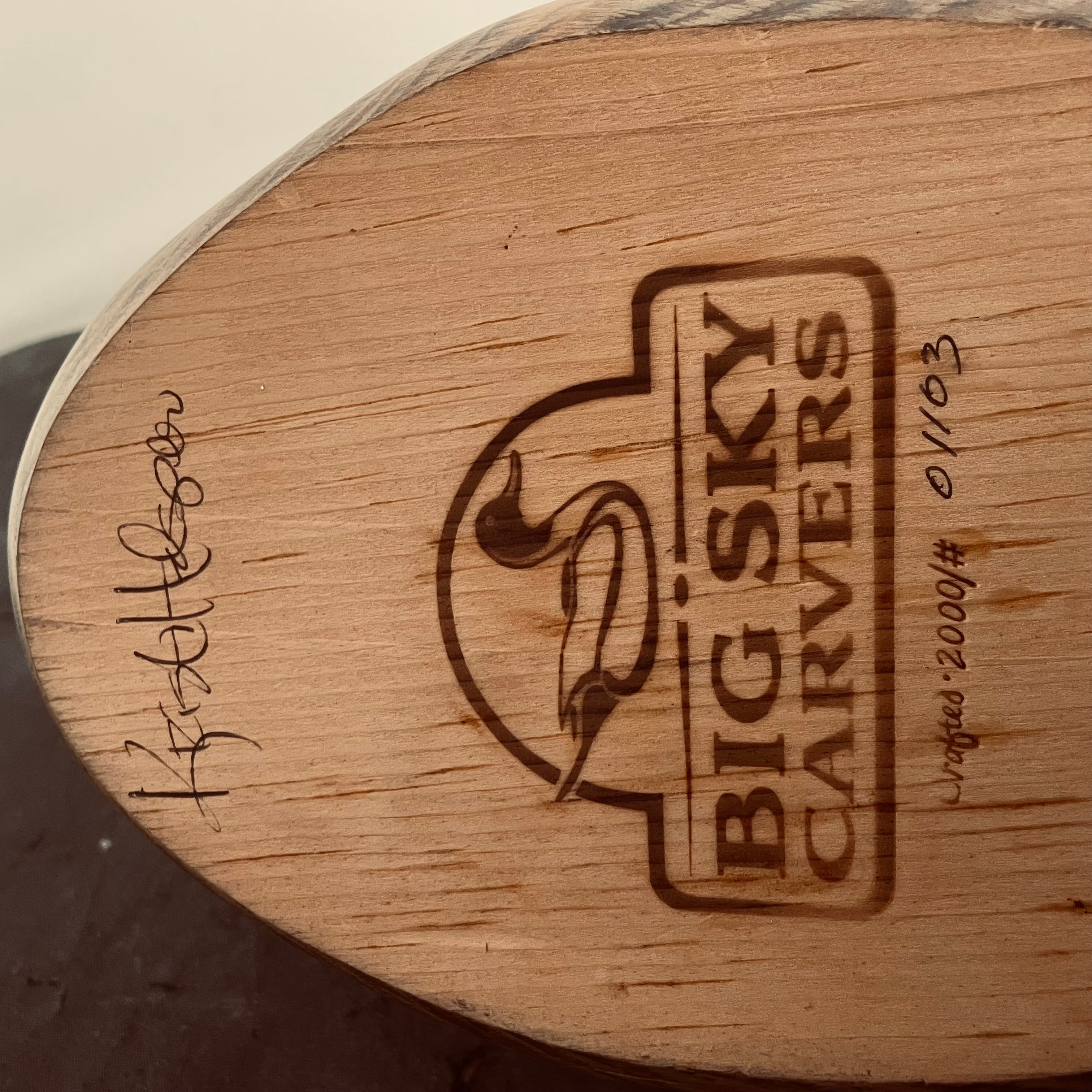 16" Big Sky Carvers Hand Carved Wood Duck Decoy Signed Kristi Helsper