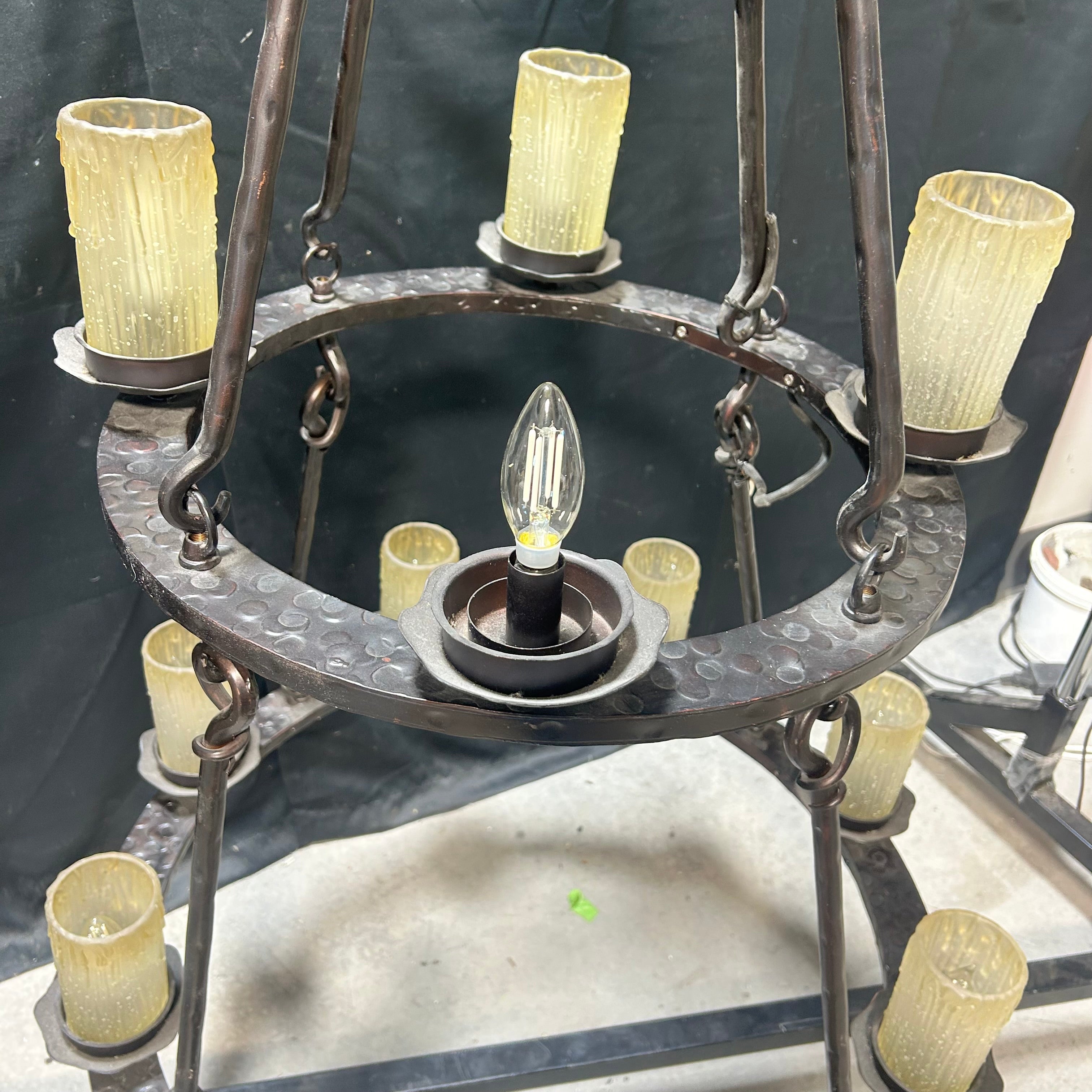Notre Dame 12-Light Oil rubbed Bronze Chandelier 30"x 47"