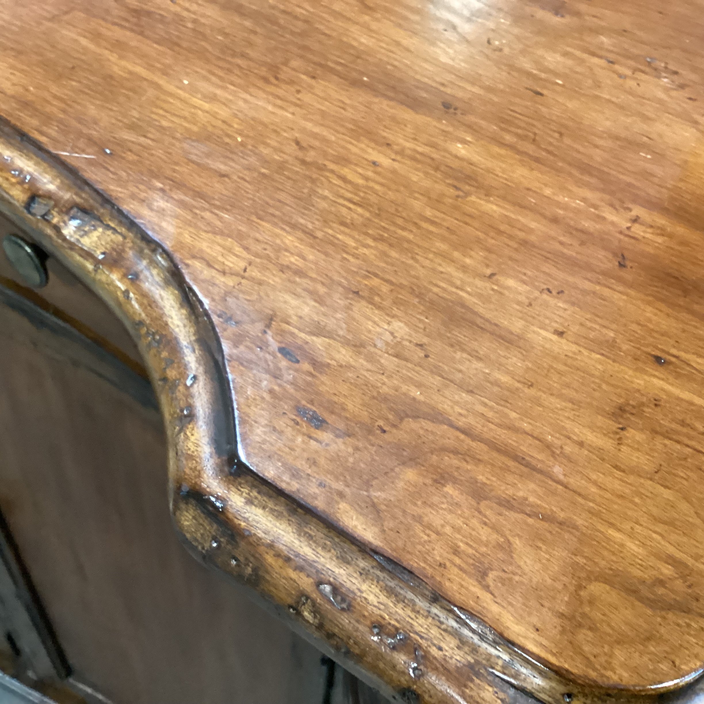 Solid Distressed Finished Carved Wood 4 Door 6 Drawer Sideboard 100.5"x 27"x 43"