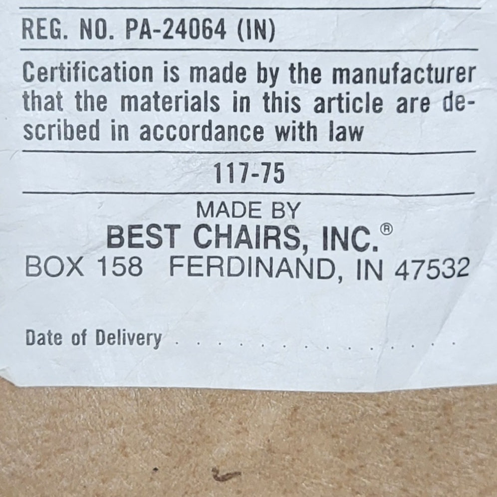 Best Chairs Inc Brown Suede Swivel Chair 30.5"x 32"x 30"