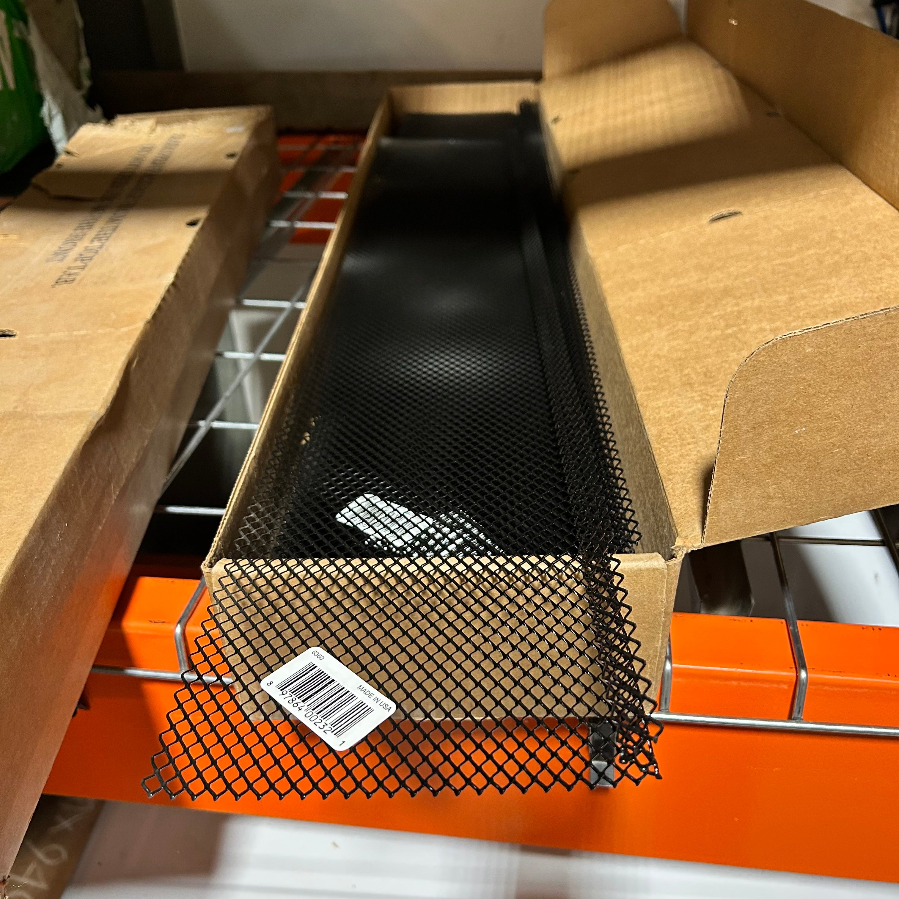 MiriMax 36" Black Steel Mesh Gutter Cover Guards Pack of 20