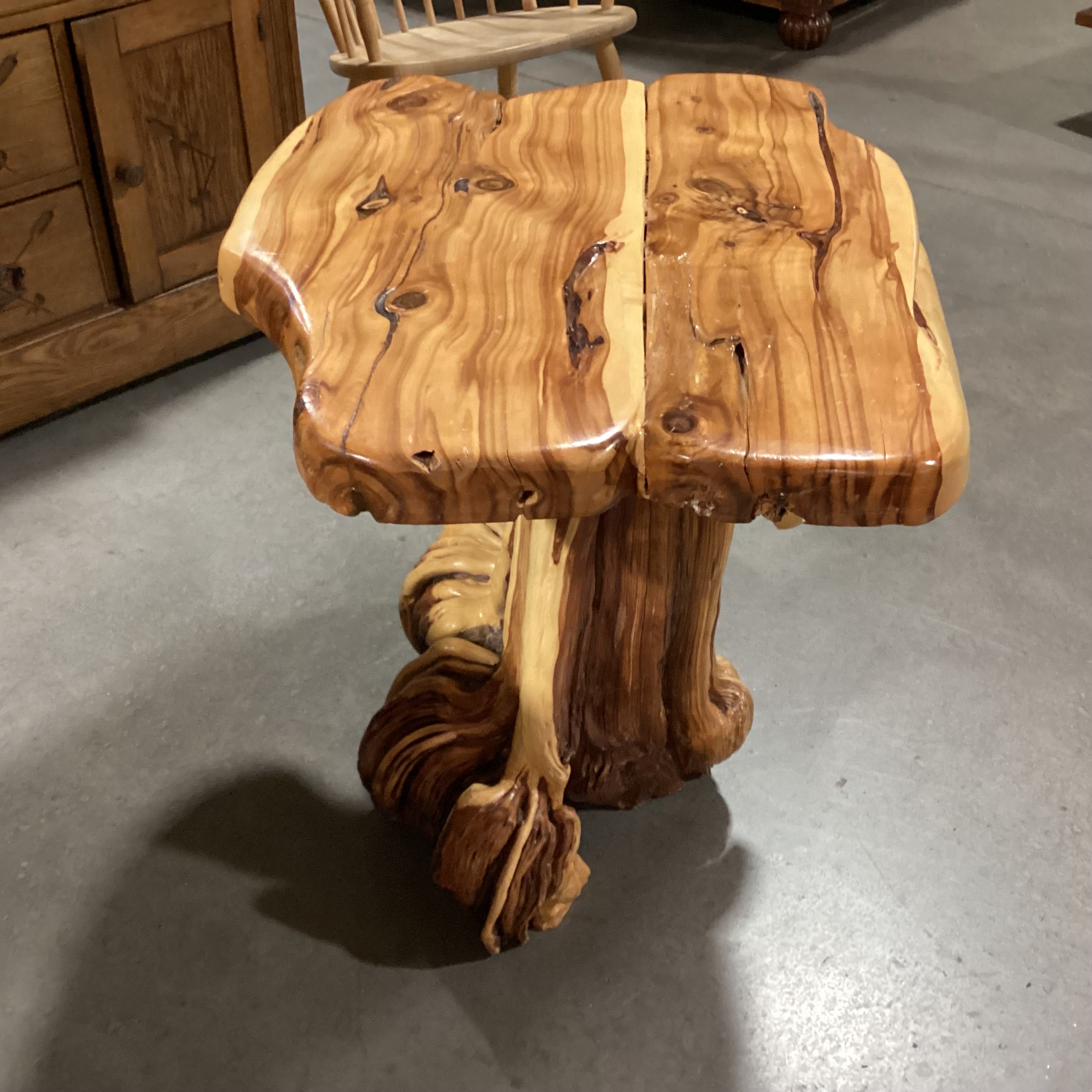 Vintage Tree Root Accent Table 27"x 23"x 25"
