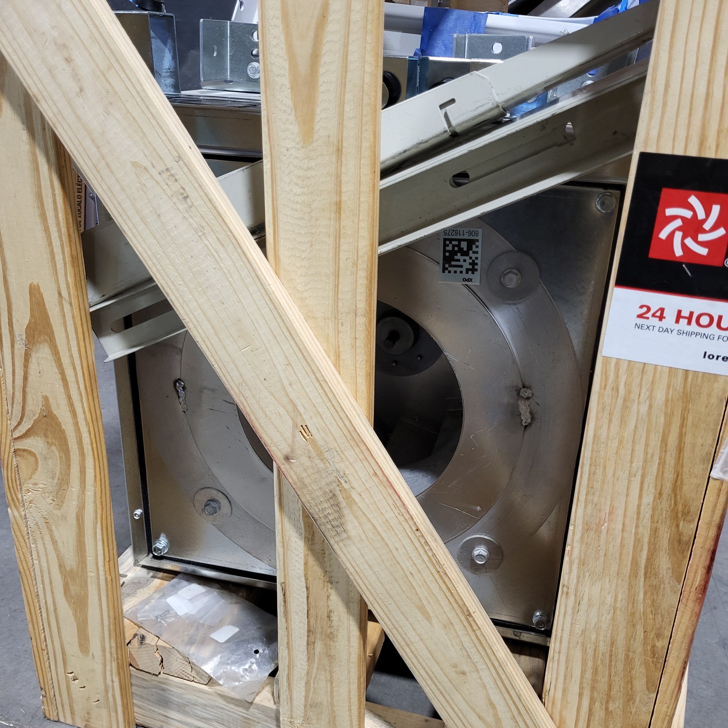 Loren Cook Company Square Inline Exhaust Fan 22"x 25"