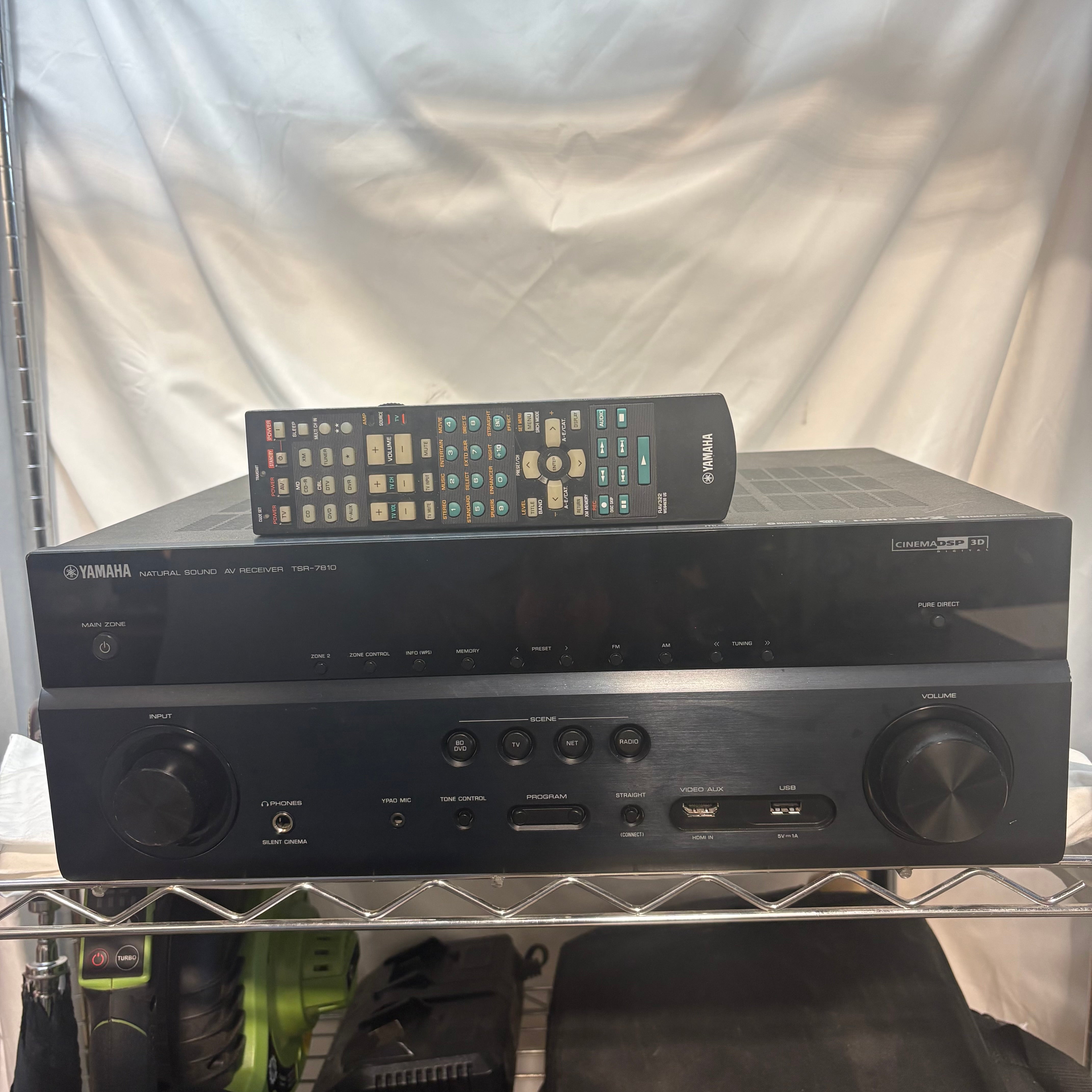 Yamaha TSR-7810 7.2/ch Home Theater AV Receiver w/Remote
