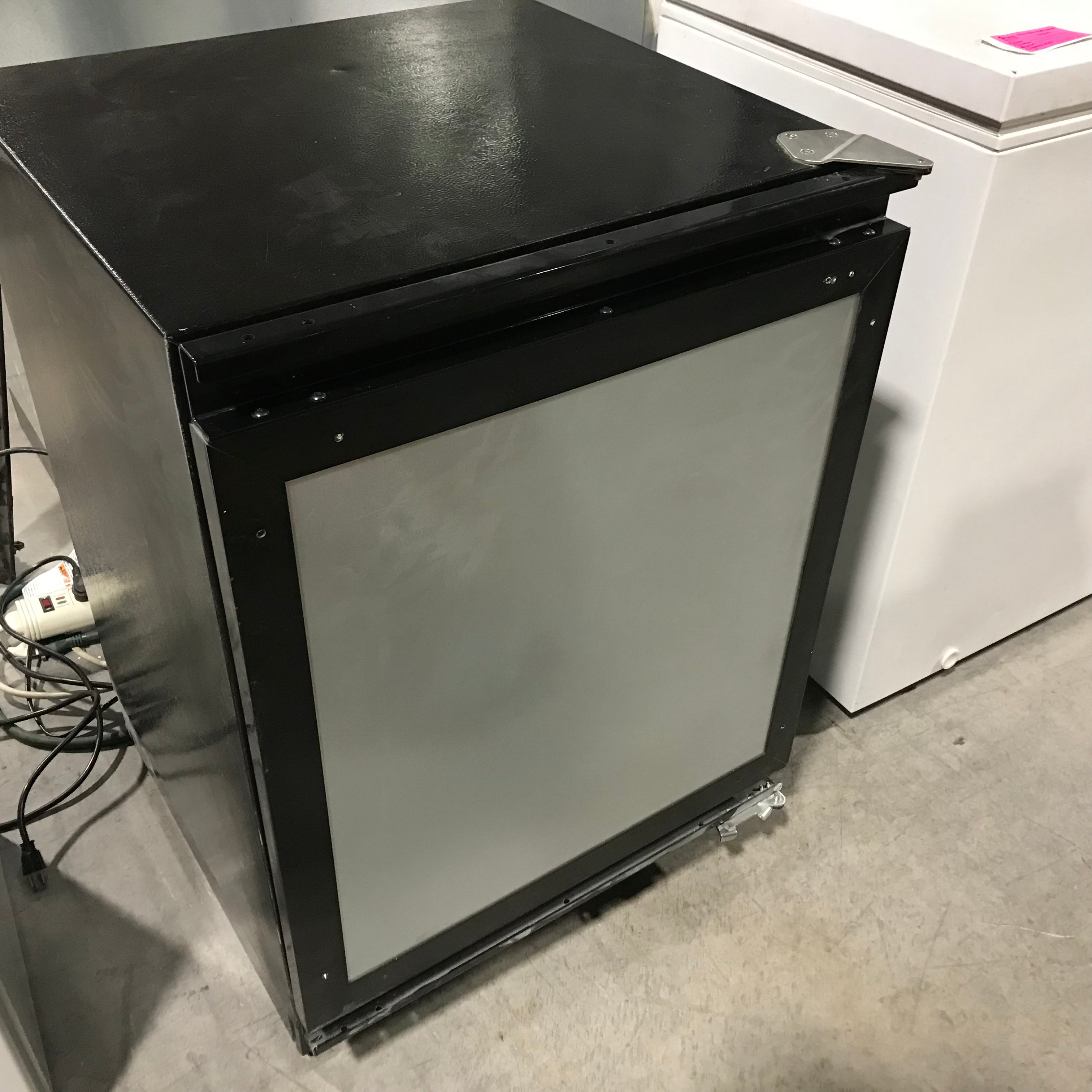 KitchenAid Black, Metal Front, Under-The-Counter Refrigerator 24"x 24"x 35"