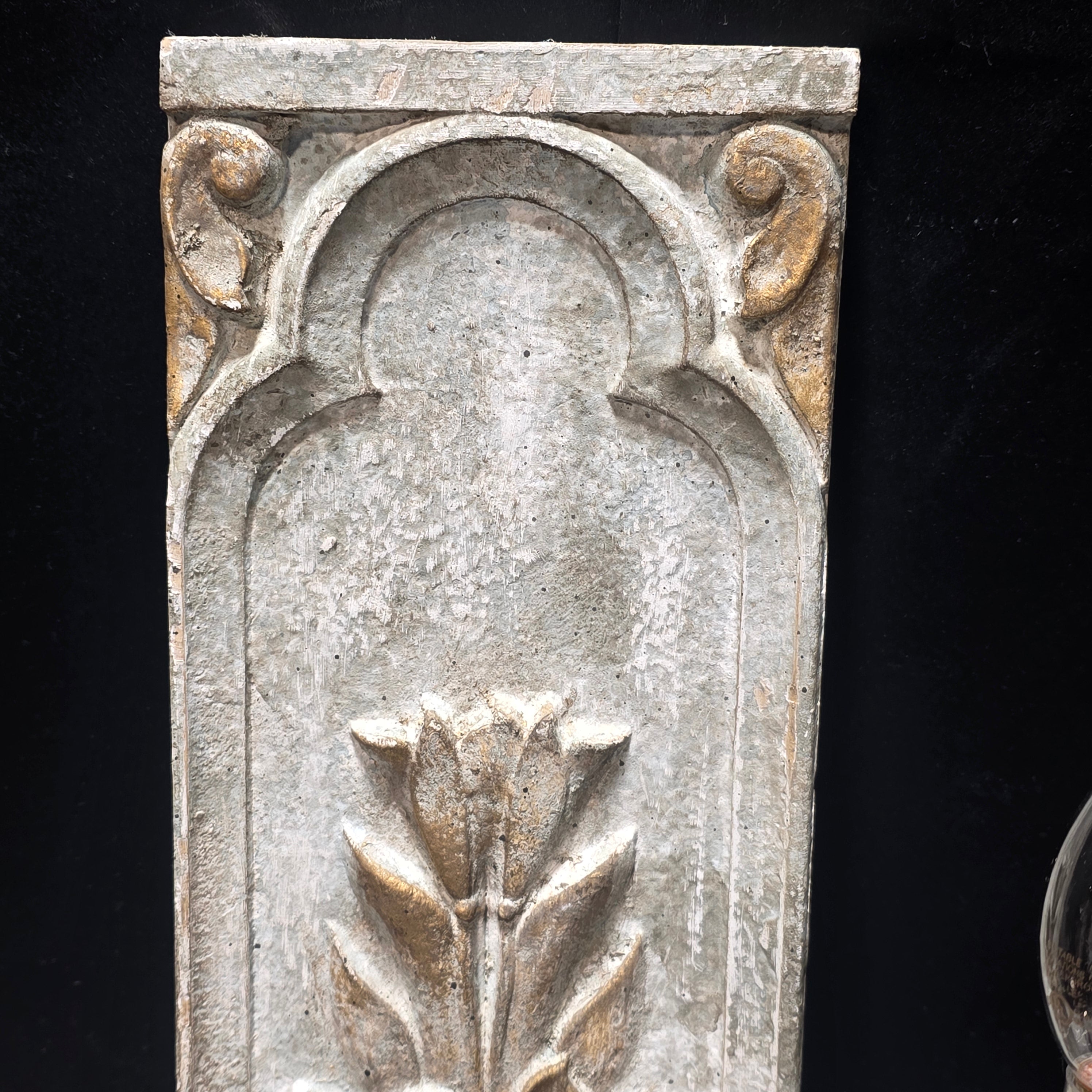 Rustic French Demanor Wall Sconce 11"x5"x20"