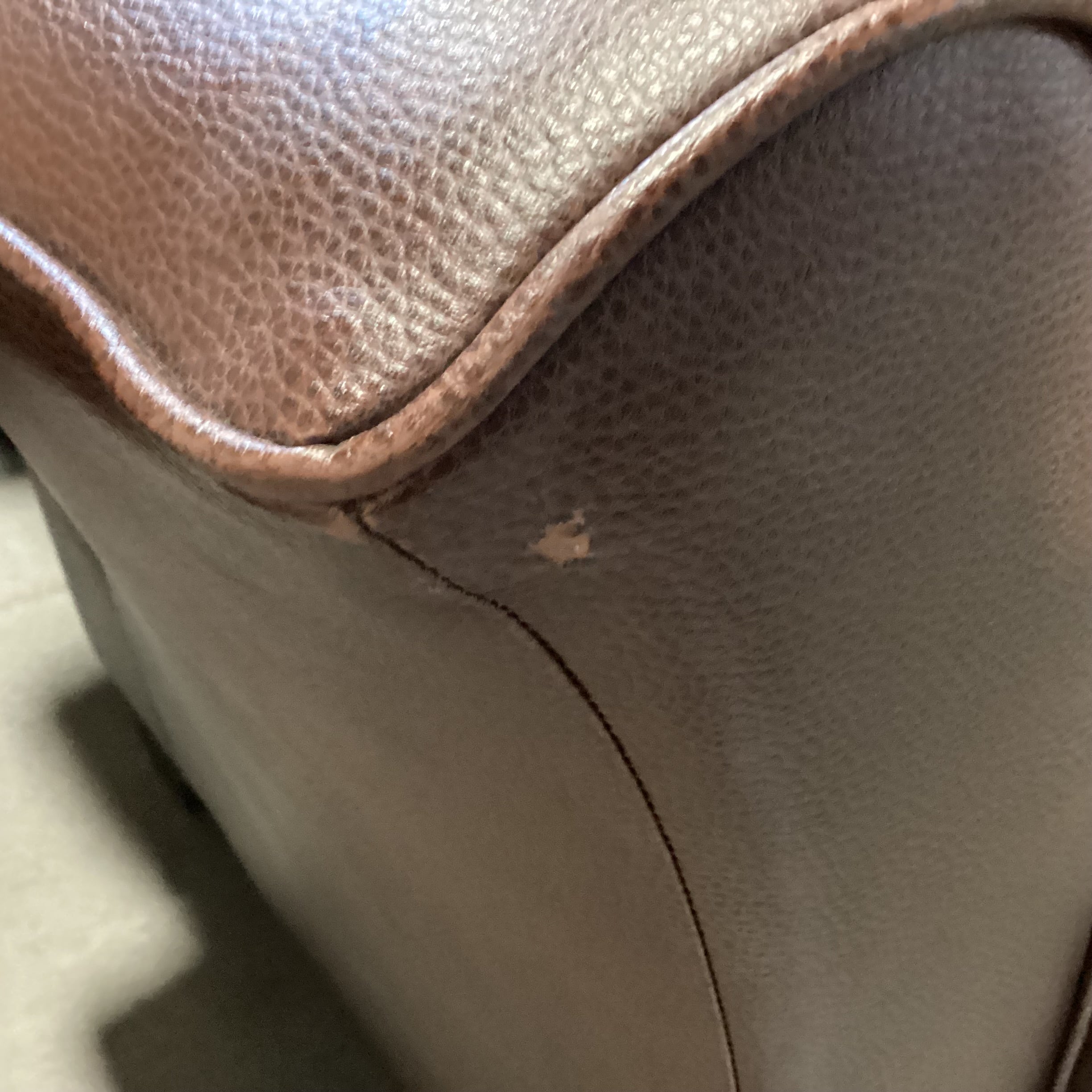 Turnstone Steelcase Faux Leather & Burnt Orange Design Chair 36"x 32"x 32"
