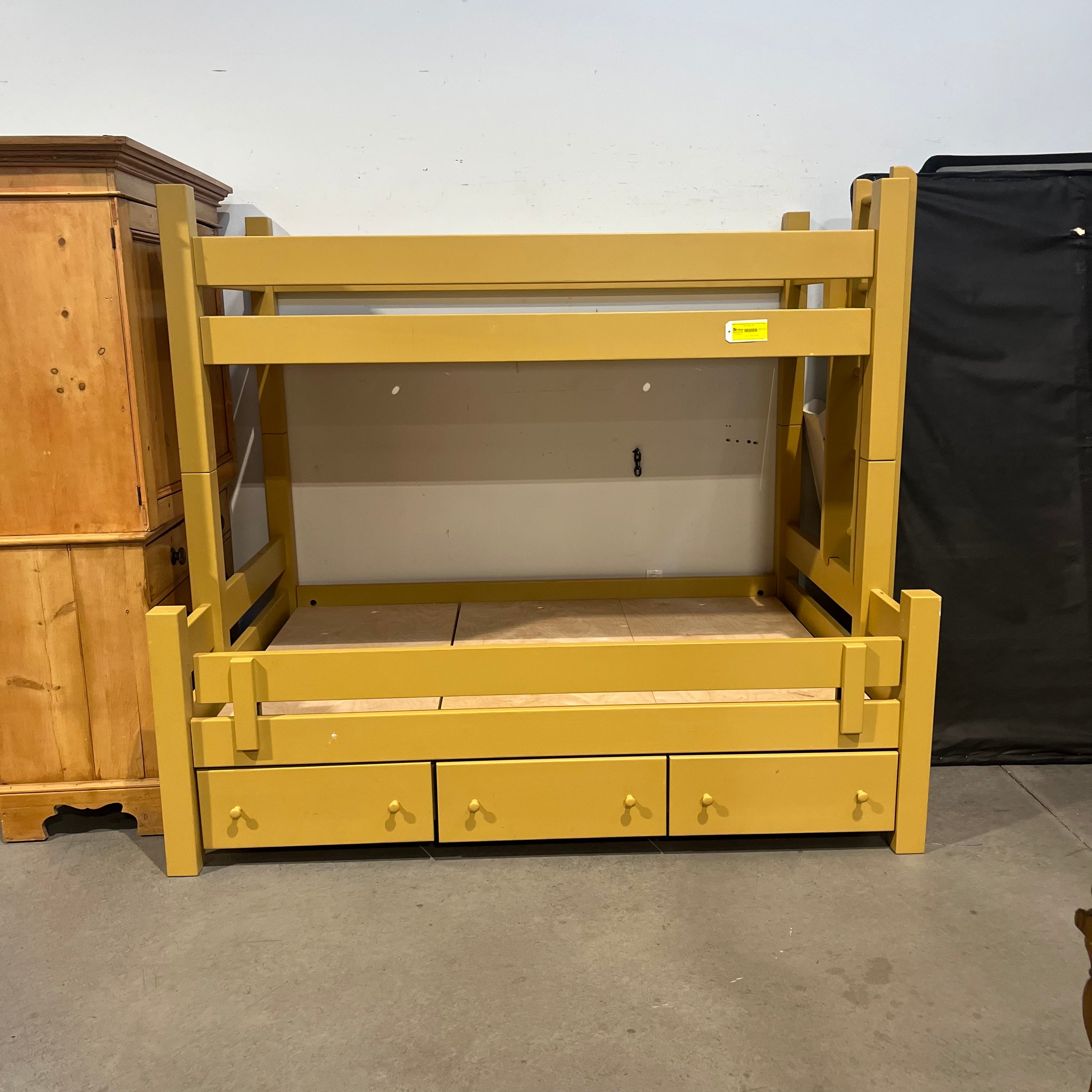 Full Over Twin Solid Painted Wood 3 Drawer Storage 81.5"x 61"x 74"