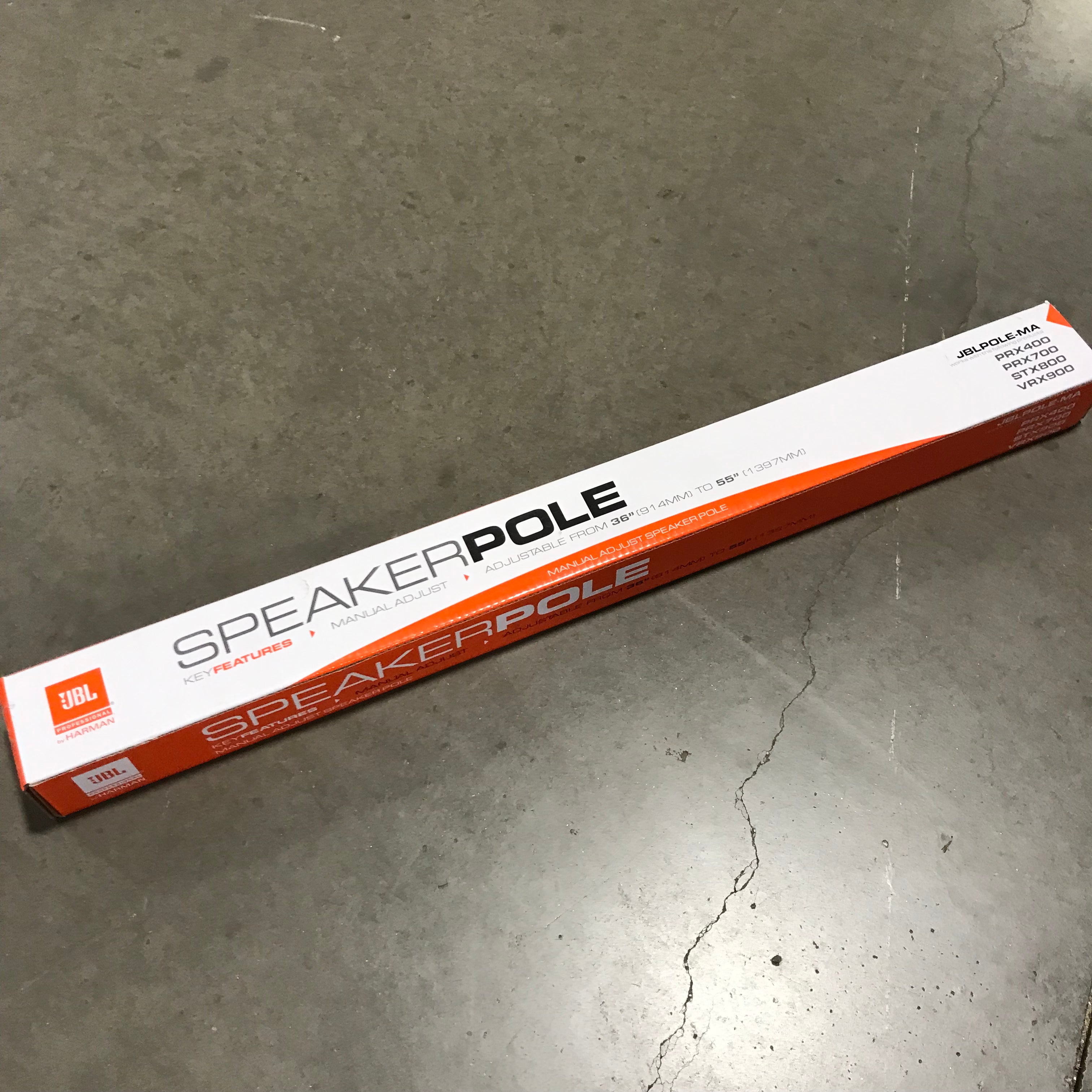 JBL POLE-MA Adjustable Speaker Pole 36"-55"