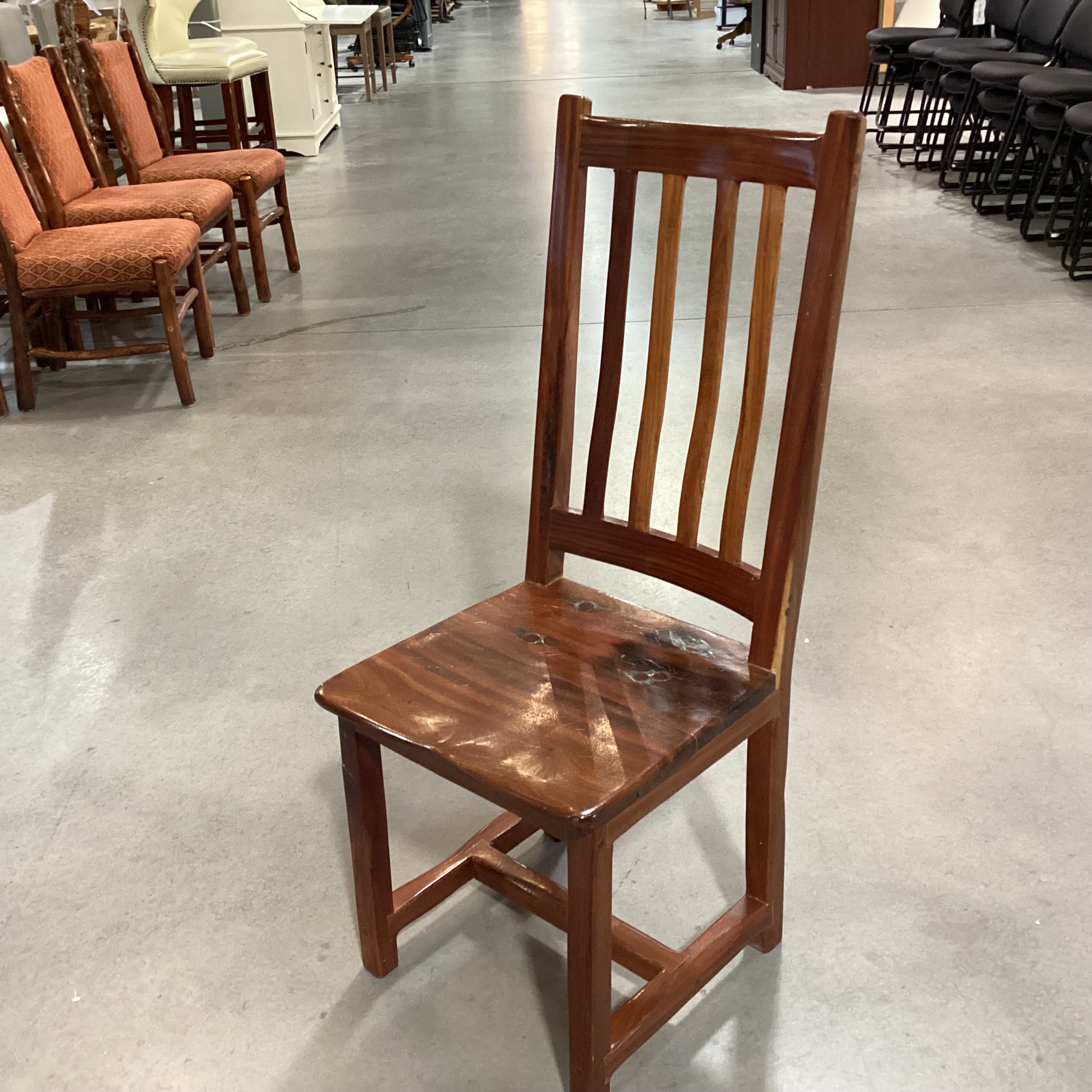 Solid Finished Wood with Pegging Dining Chair 18"x 20"x 43"