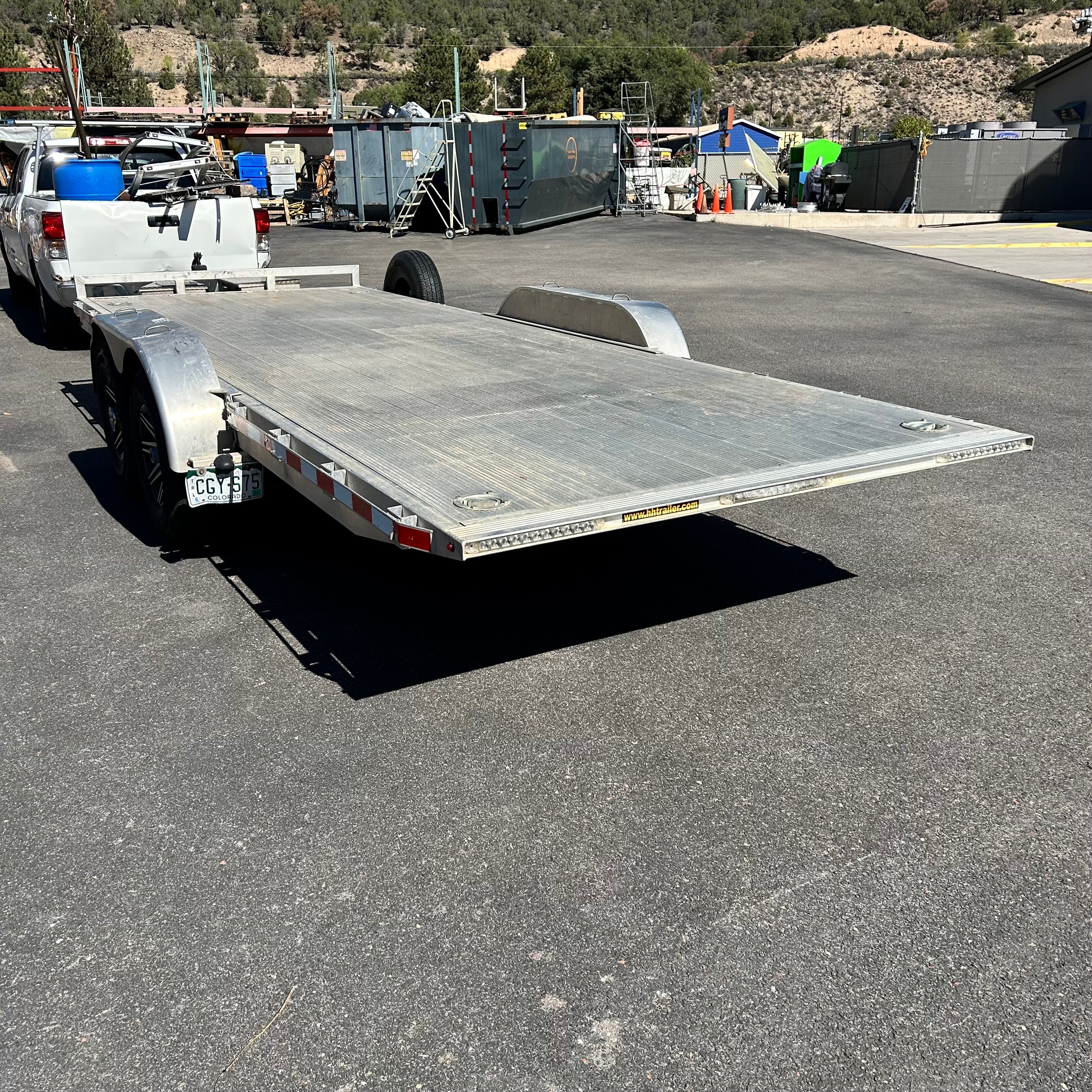 2022 25 ft. Total - 20' Deck Aluminum Tilt Speed Loader EX Car Hauler Trailer