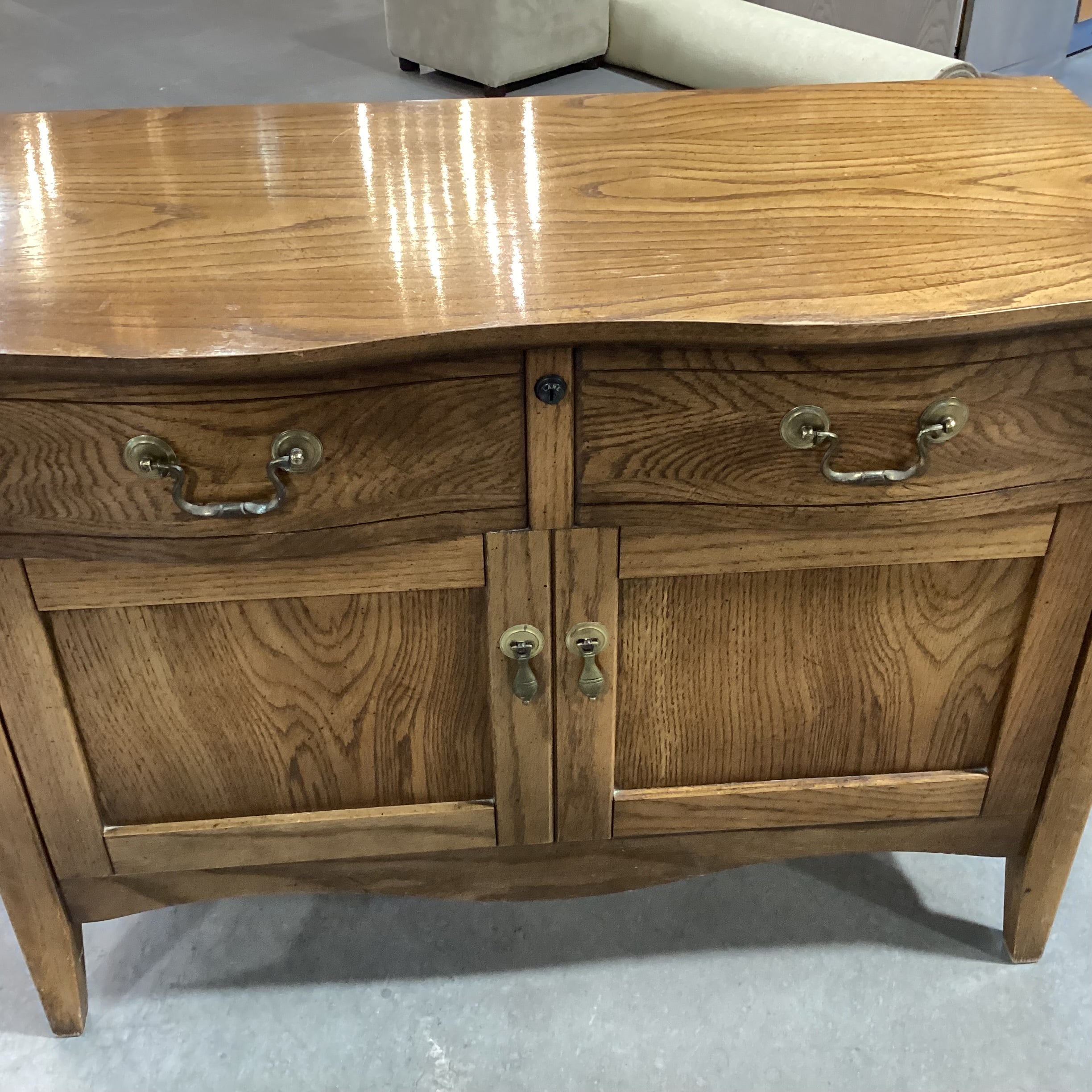 Vintage Lane Cedar Lined Faux Front Chest Trunk 37.5"x 18"x 27"