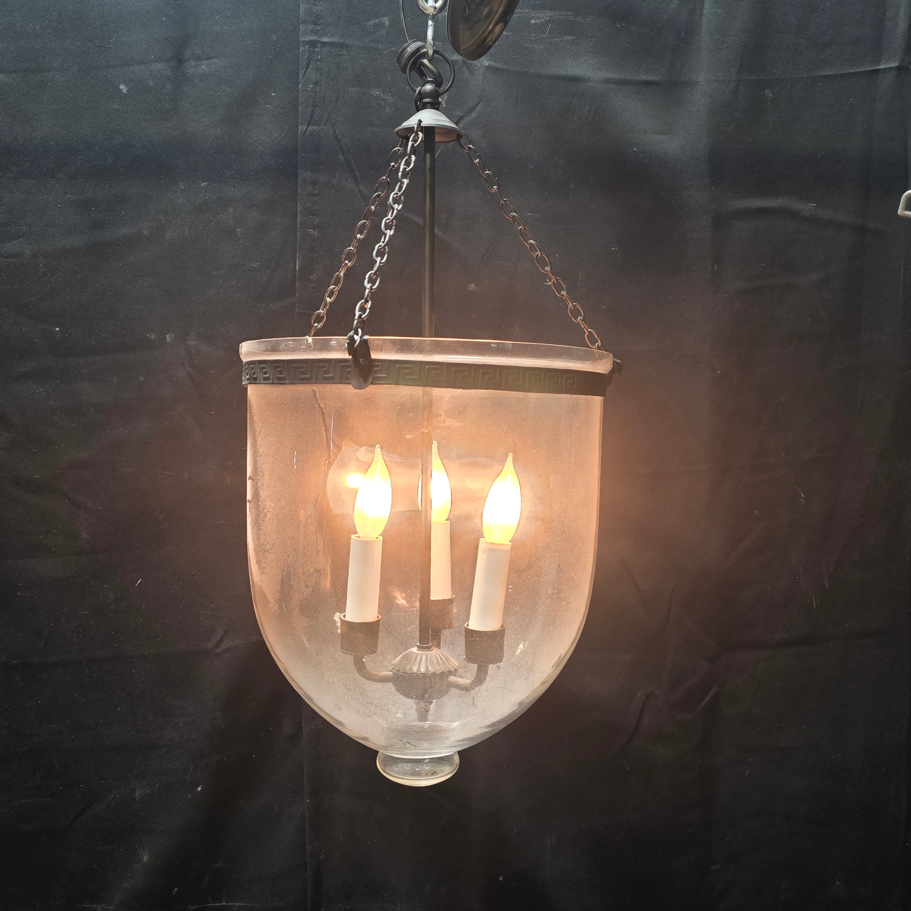 Golva Pendant Greek Style Pattern Pendant Light 12"Dx24"