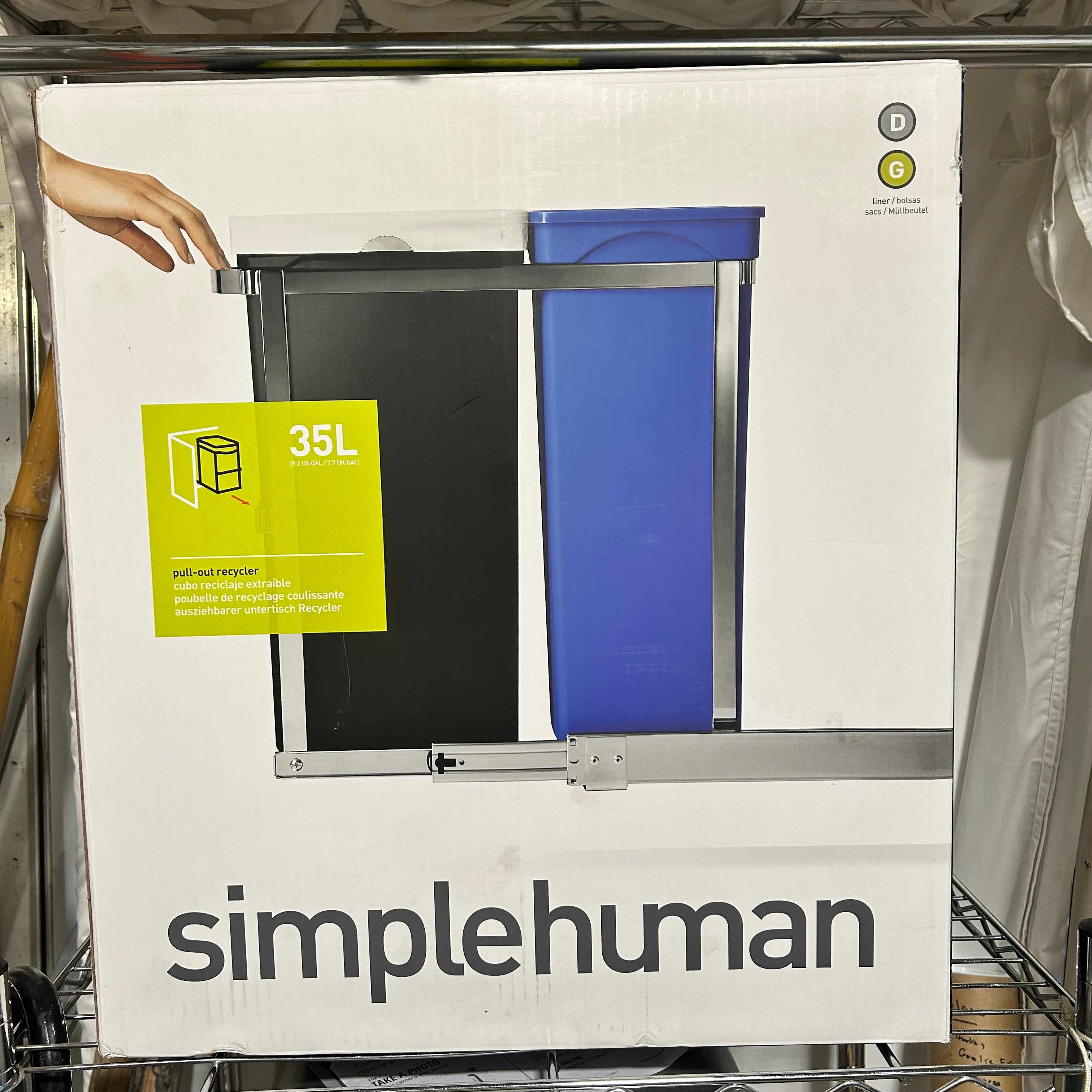 SimoleHuman 35L Pull Out Recycler