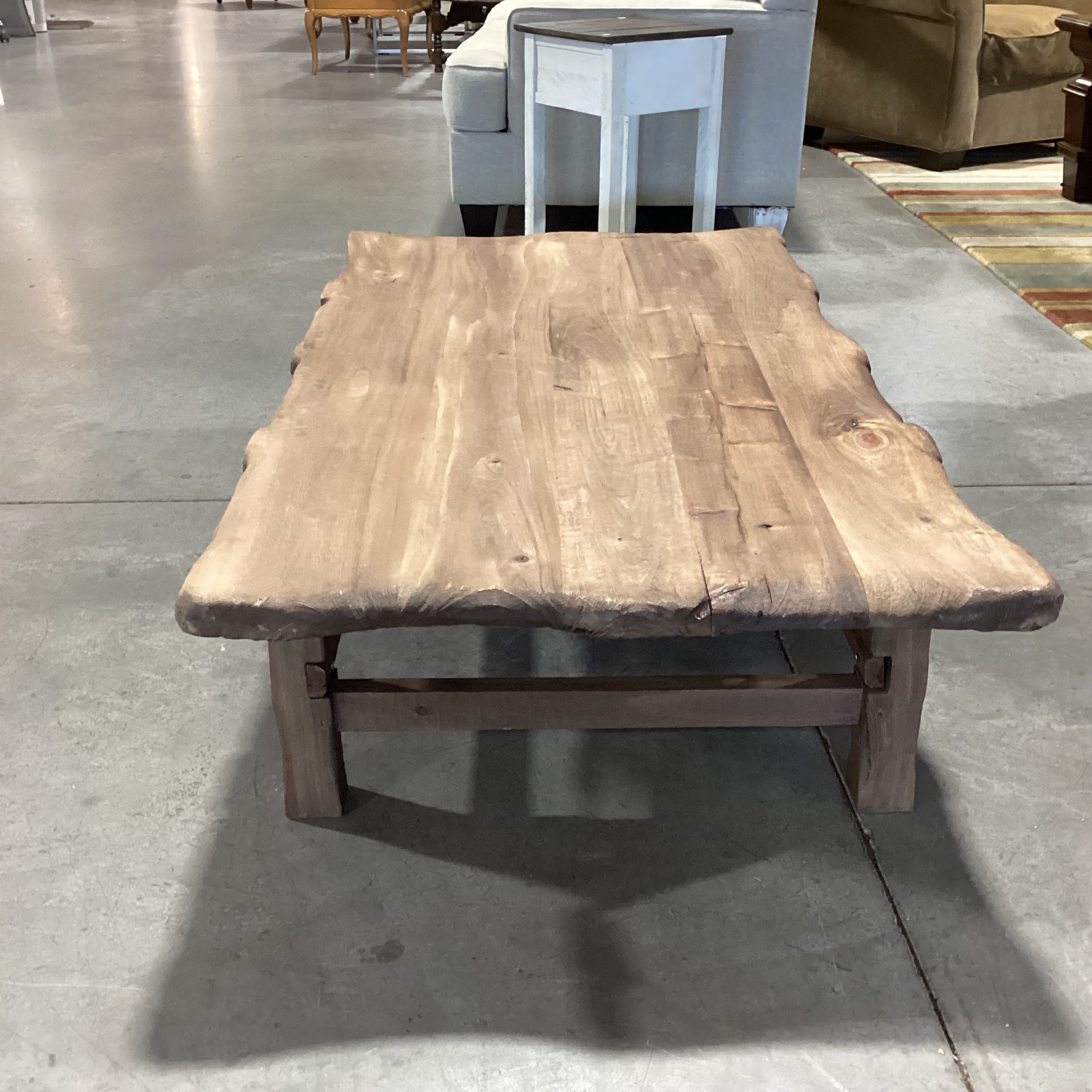 Rustic Wood Coffee Table 55"x 30"x 14"