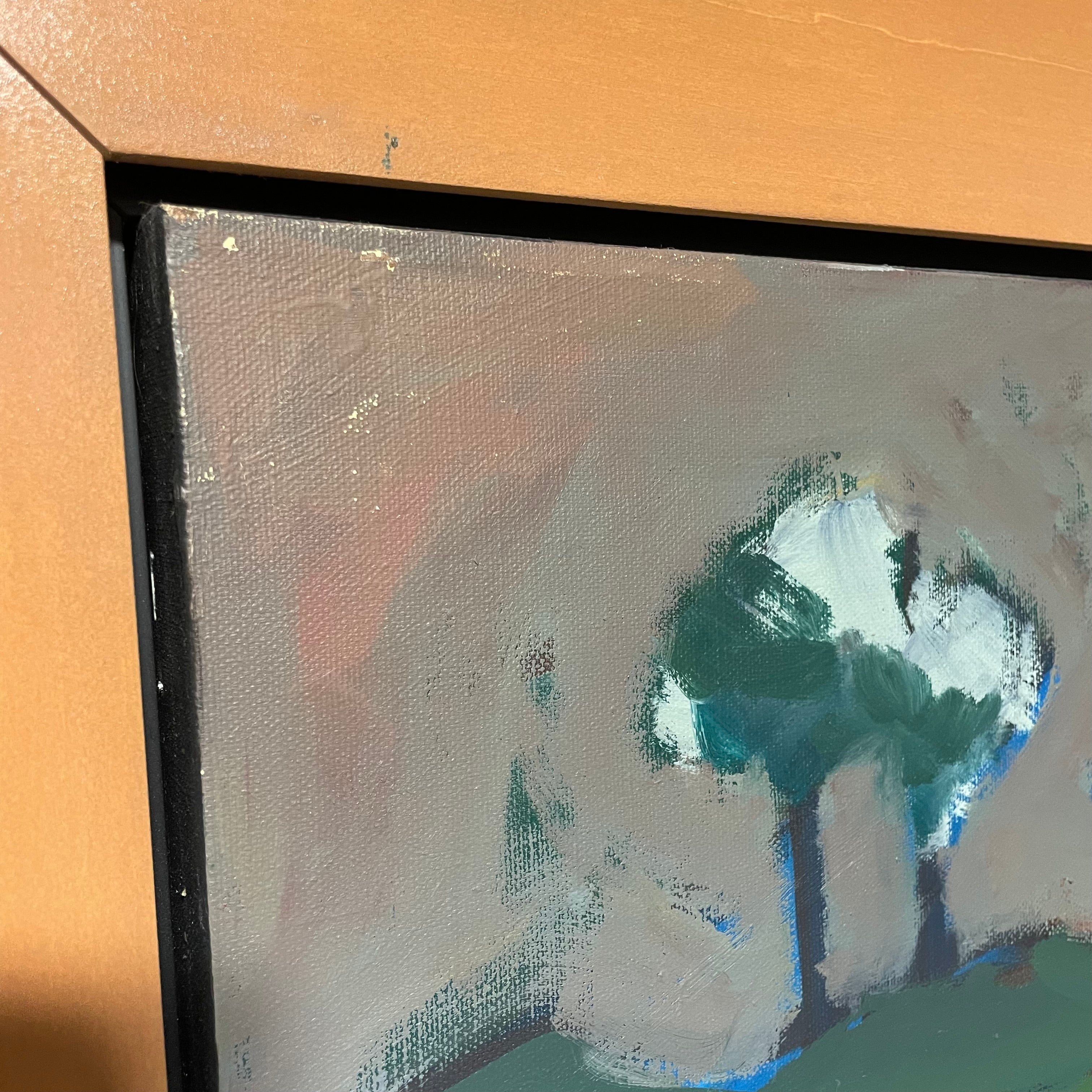 RKB Signed/ Dated Original Landscape On Framed Canvas 45 1/2" x 45 1/2"