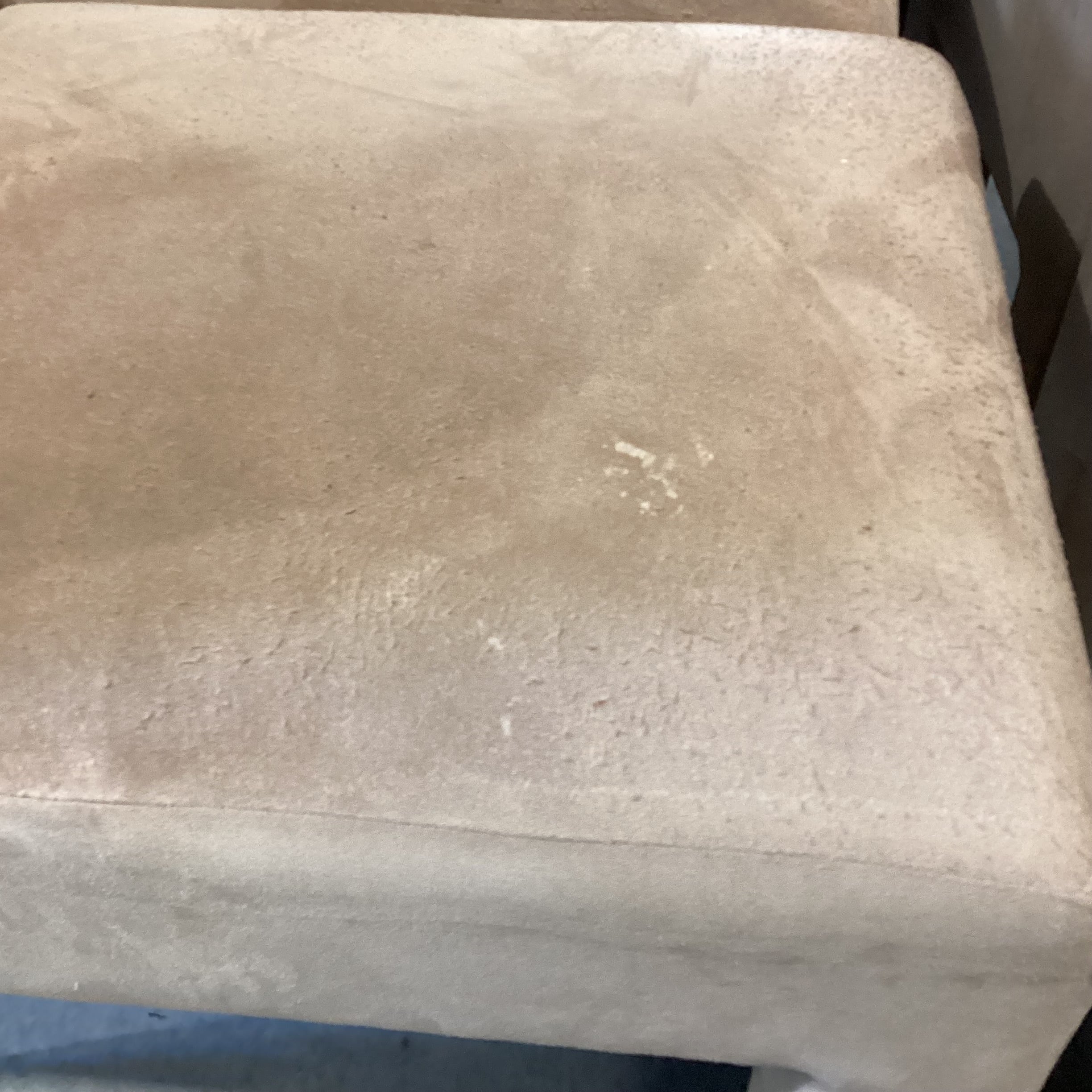 SET of 8 Tan Ultra Suede Dining Chairs 18"x 24"x 41"
