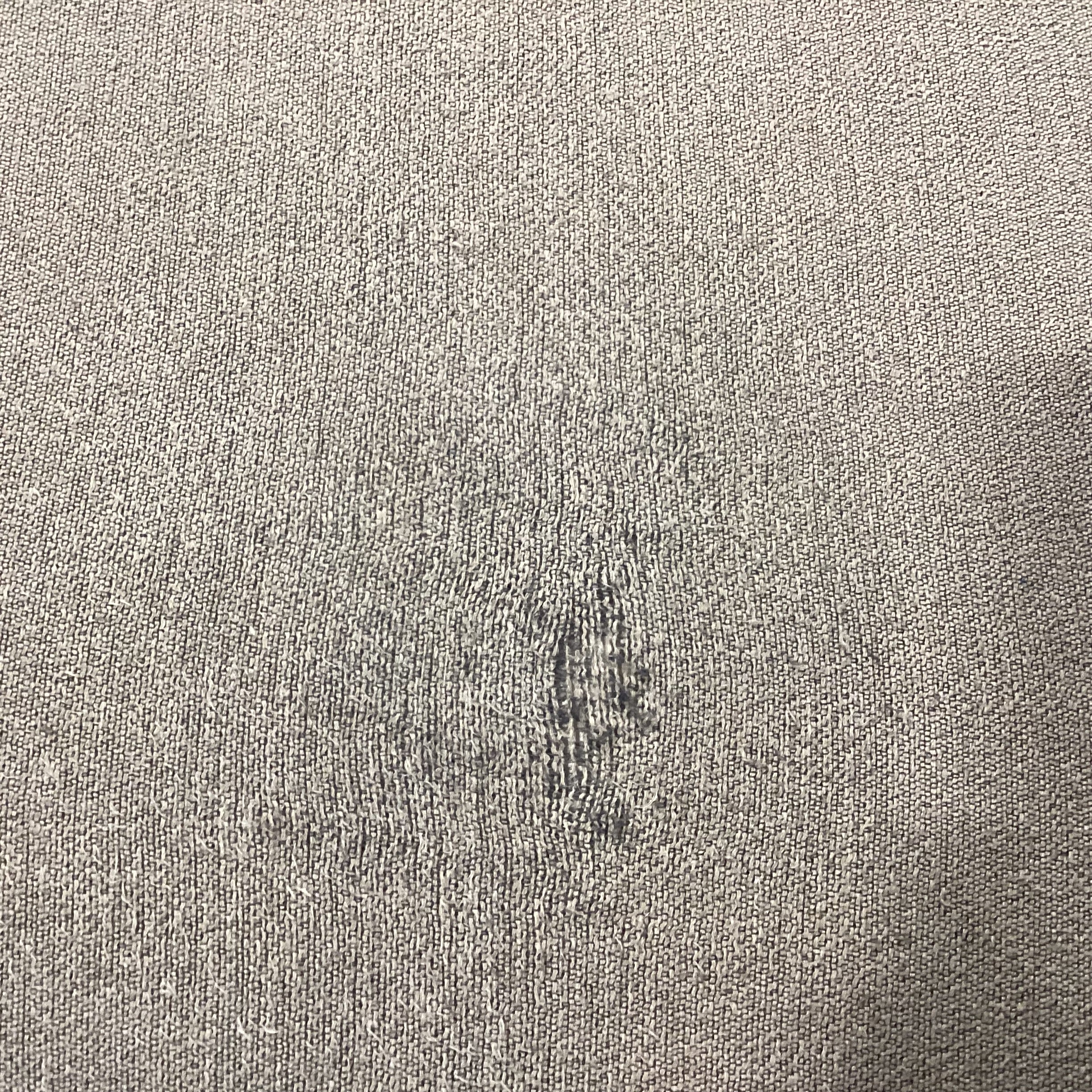 Room & Board Grey Woven 2 Piece with Chaise Modern Sectional 106"x 65"x 42"x 24"