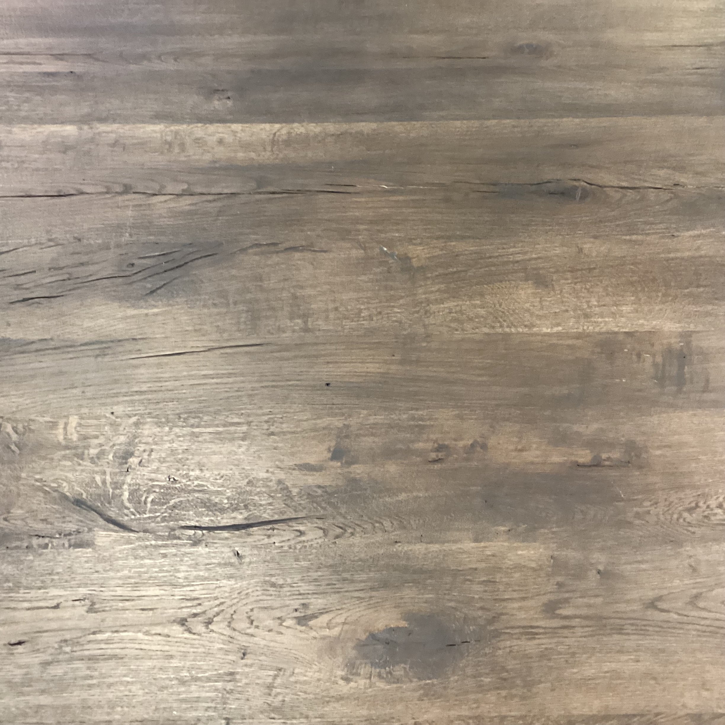 Restoration Hardware Reclaimed Finish Oak Plinth Square Coffee Table 60"x 60"x 14"